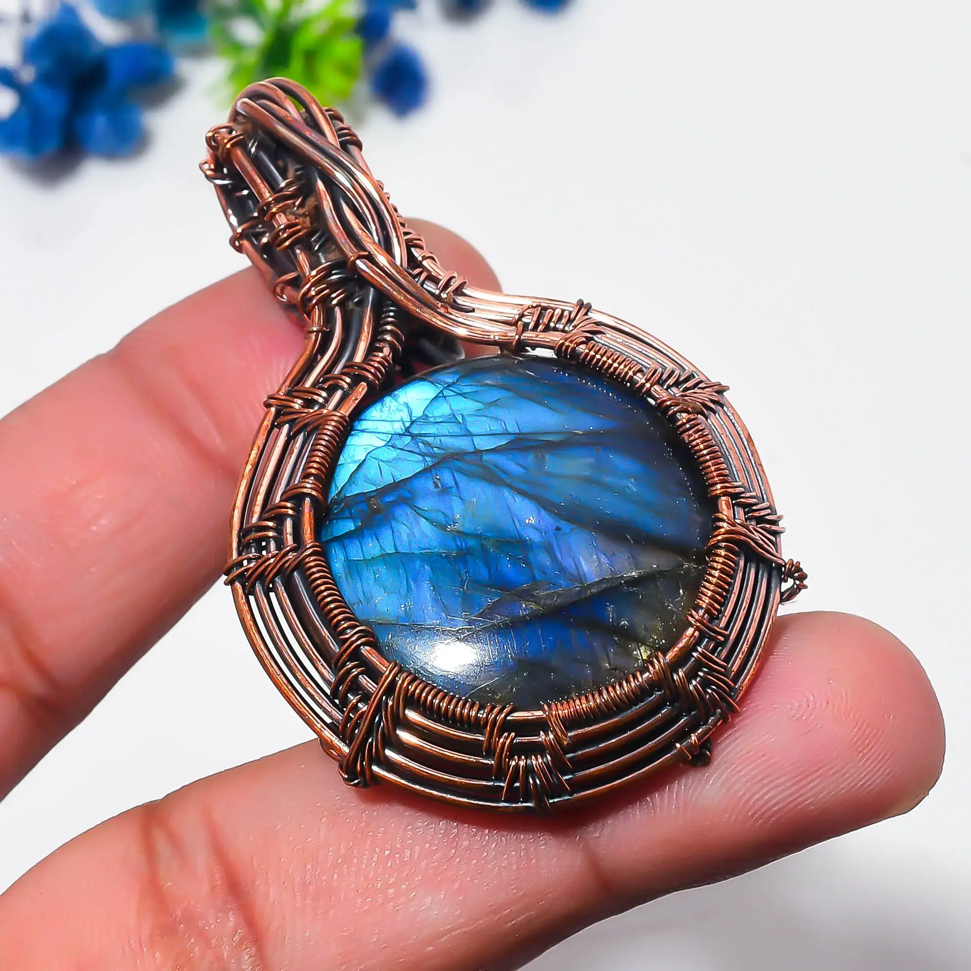 Copper Wire Pendant thumb