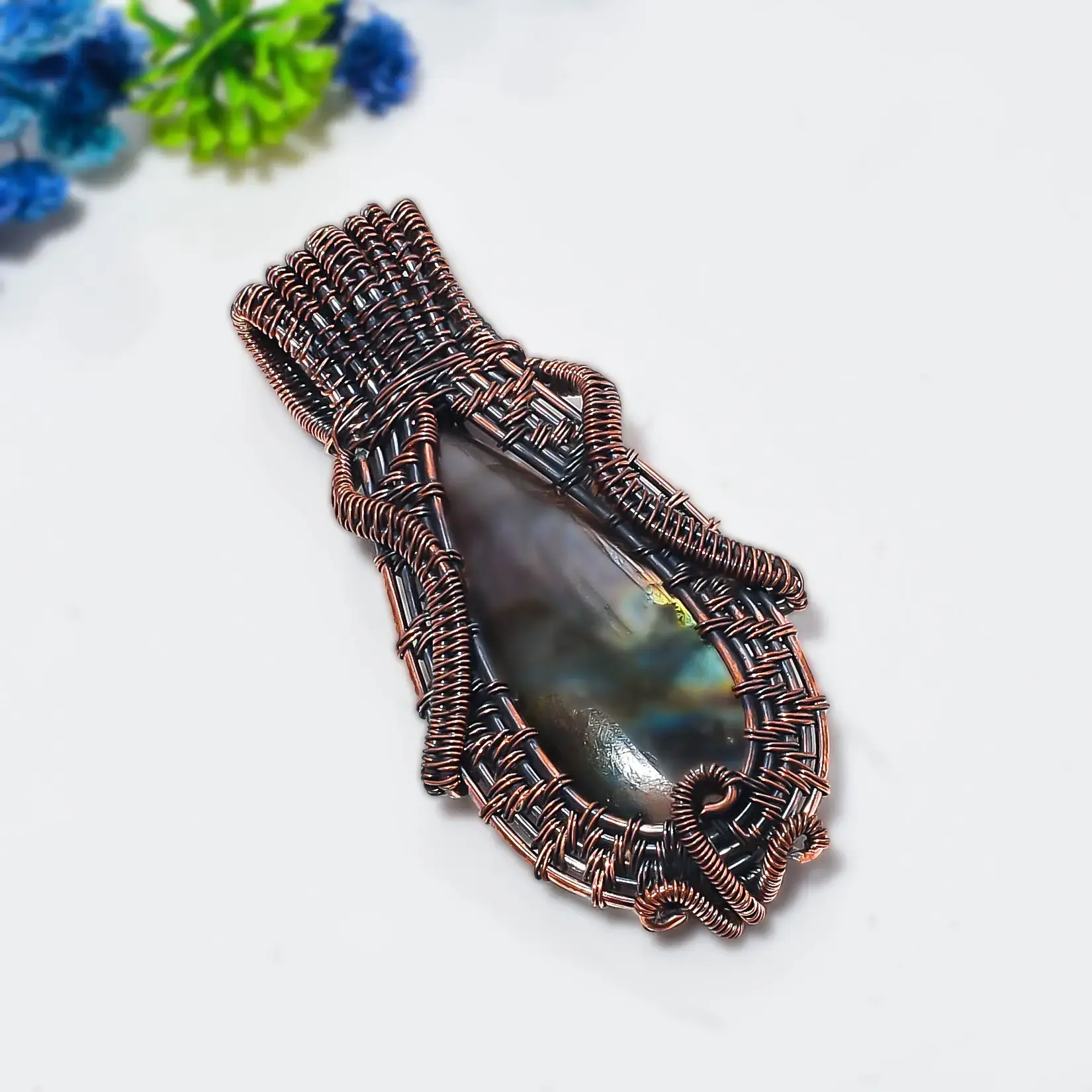 Copper Wire Pendant thumb