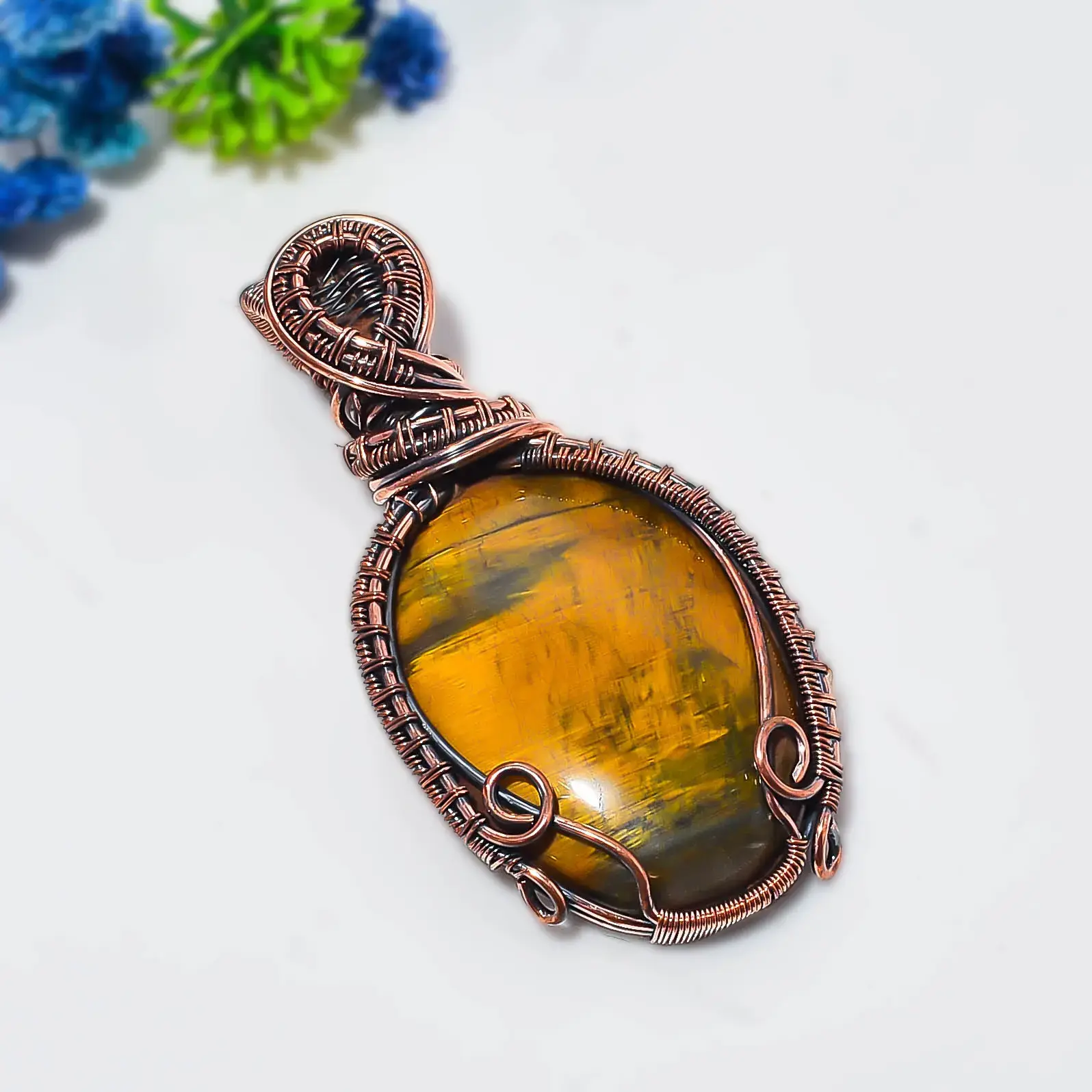 Copper Wire Pendant thumb