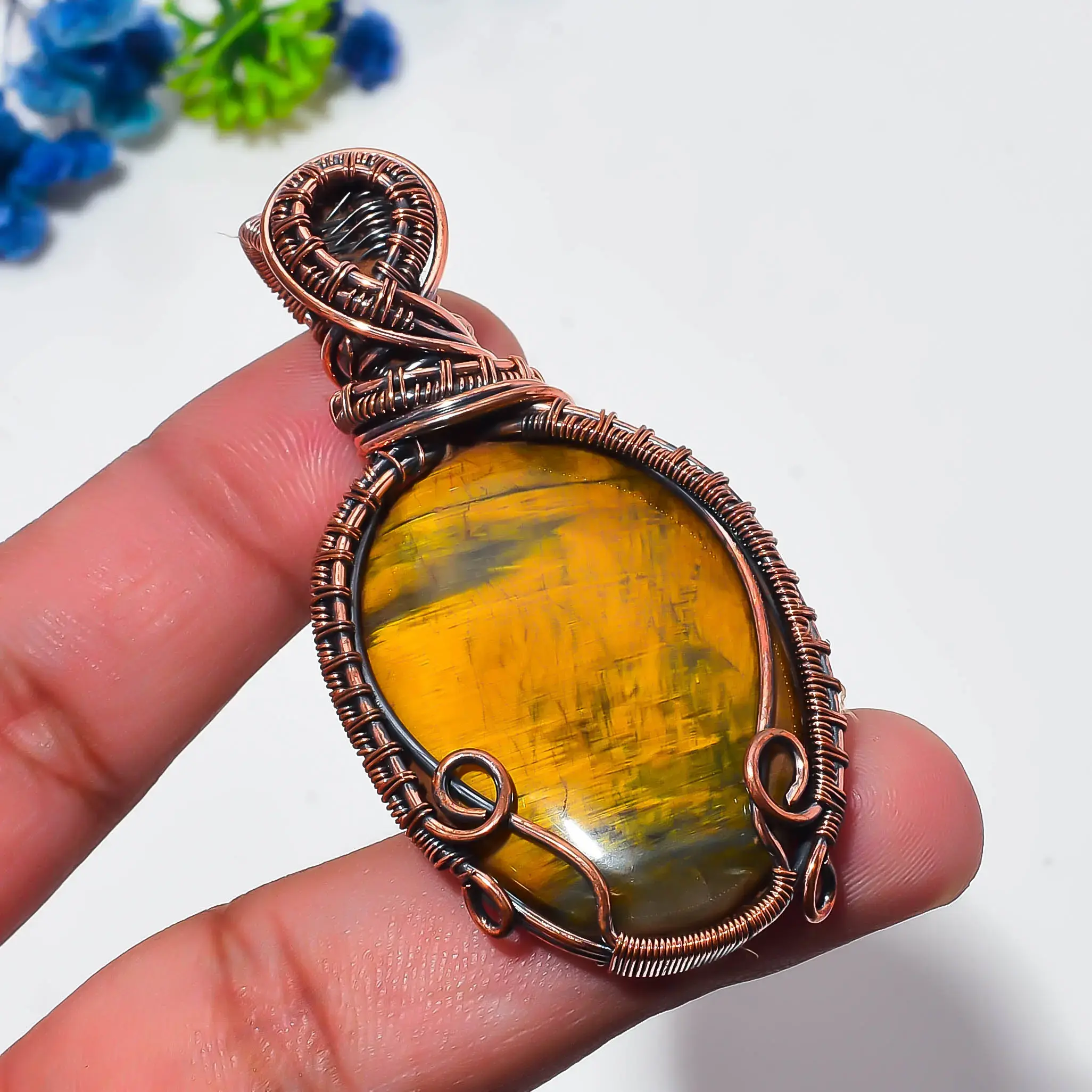 Copper Wire Pendant thumb