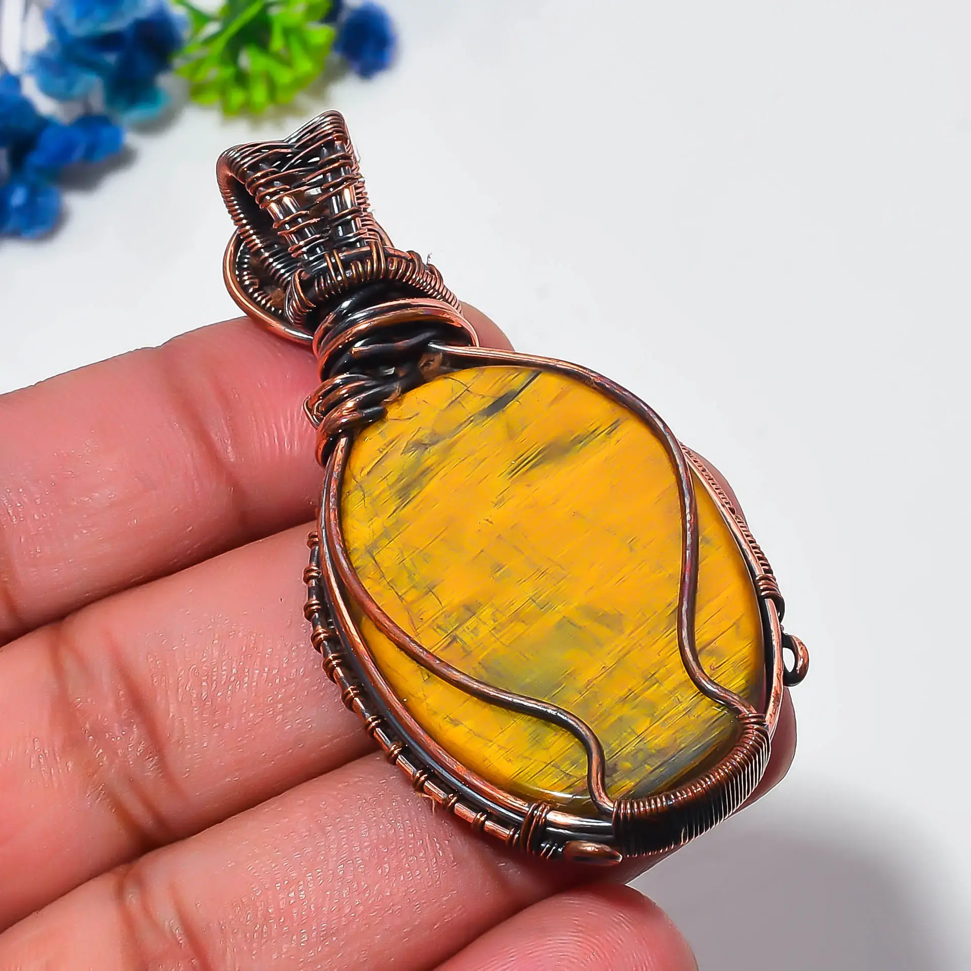Copper Wire Pendant thumb