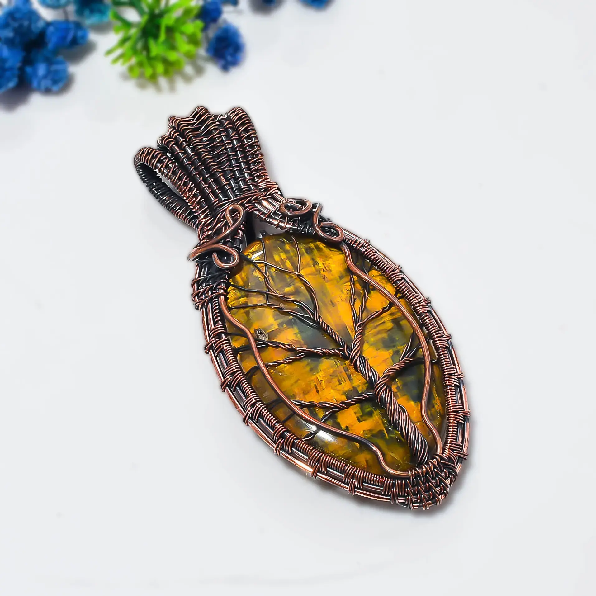 Copper Wire Pendant thumb