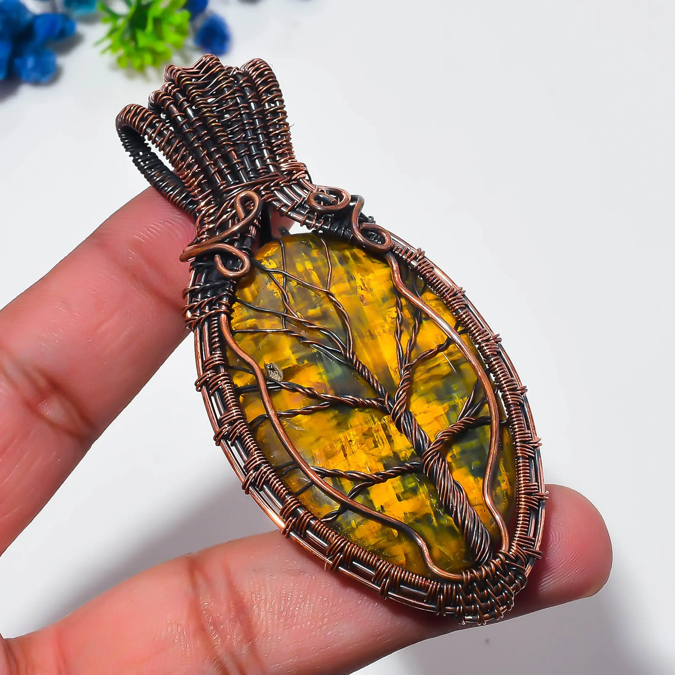 Copper Wire Pendant thumb