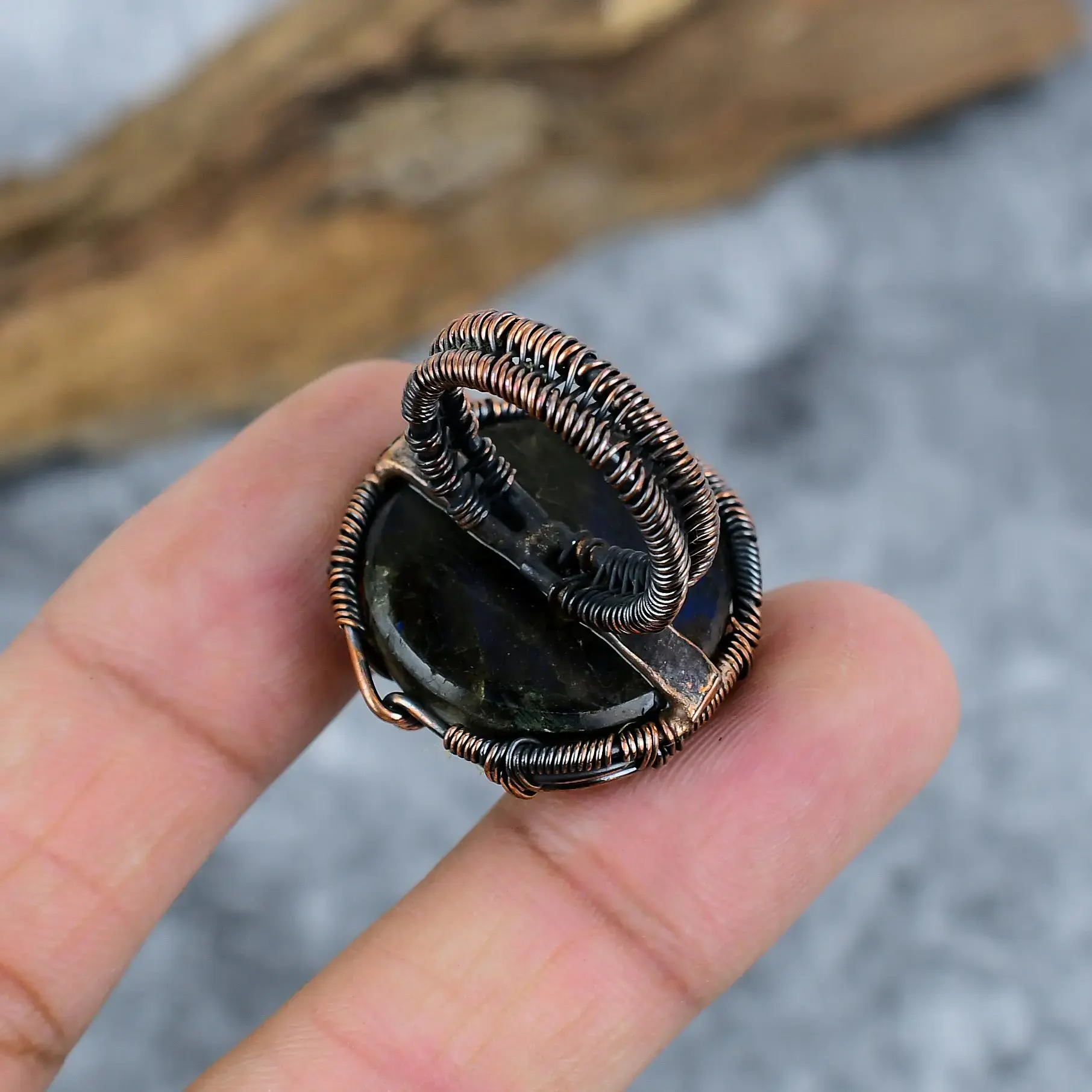Copper Wire Ring thumb