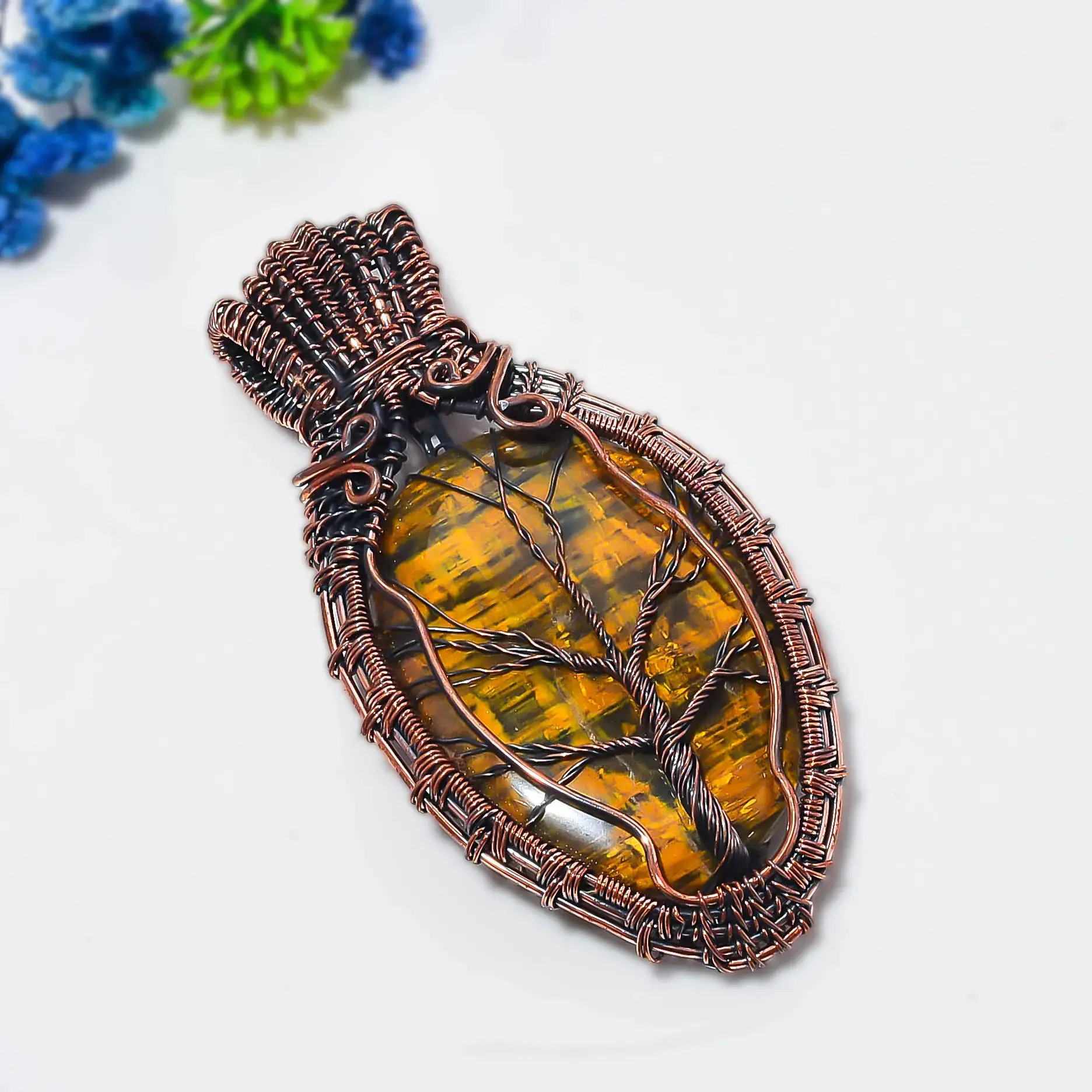 Copper Wire Pendant thumb