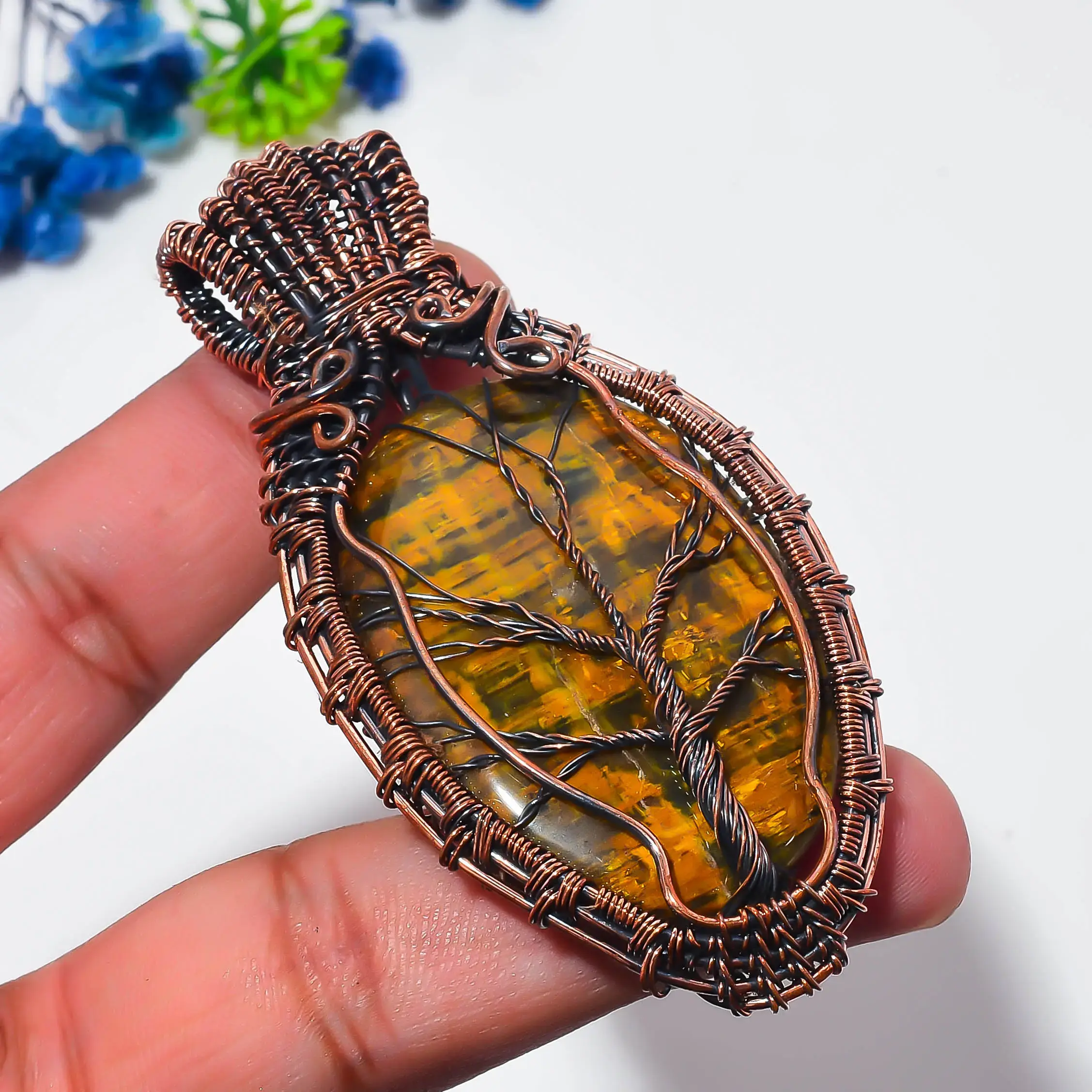 Copper Wire Pendant thumb