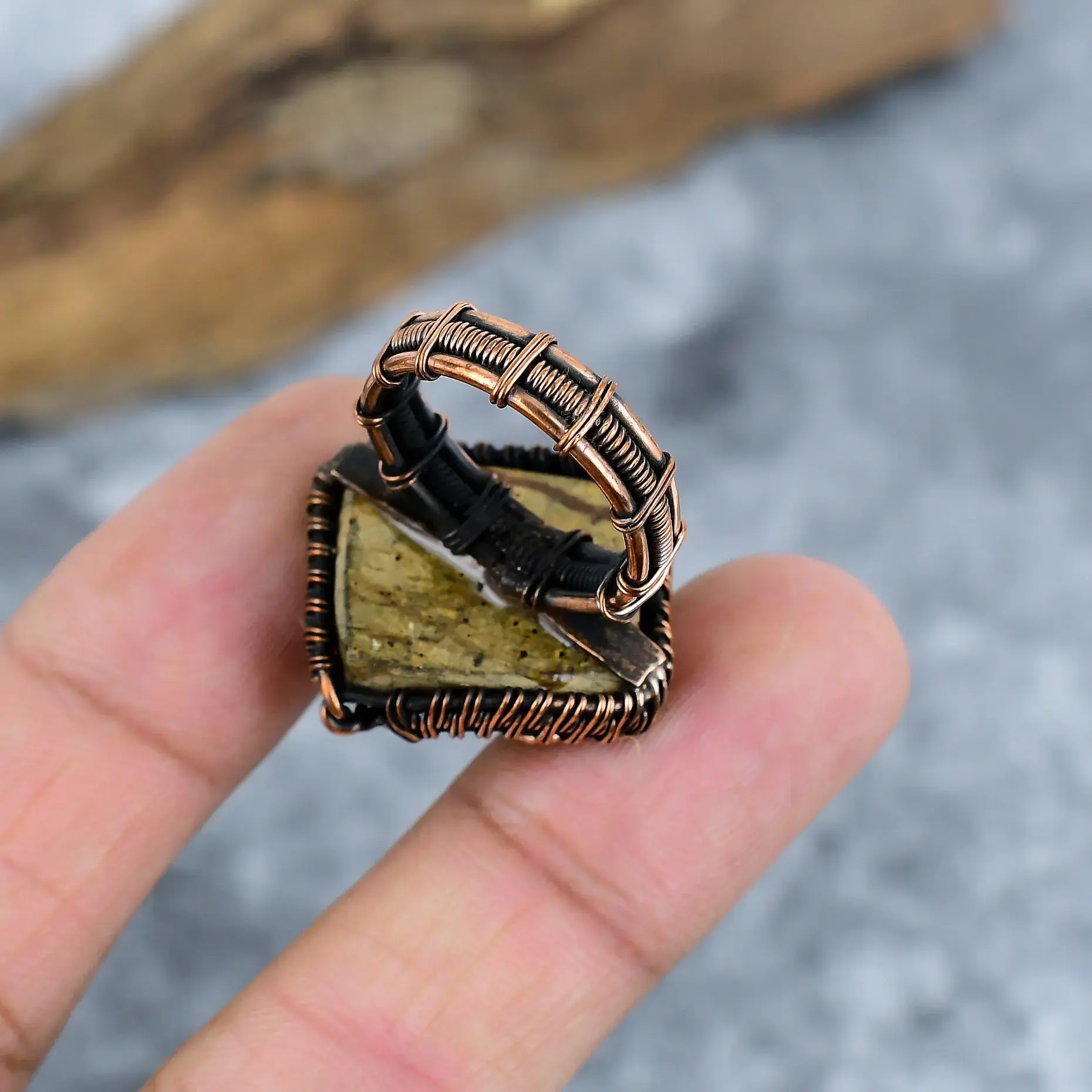 Copper Wire Ring thumb