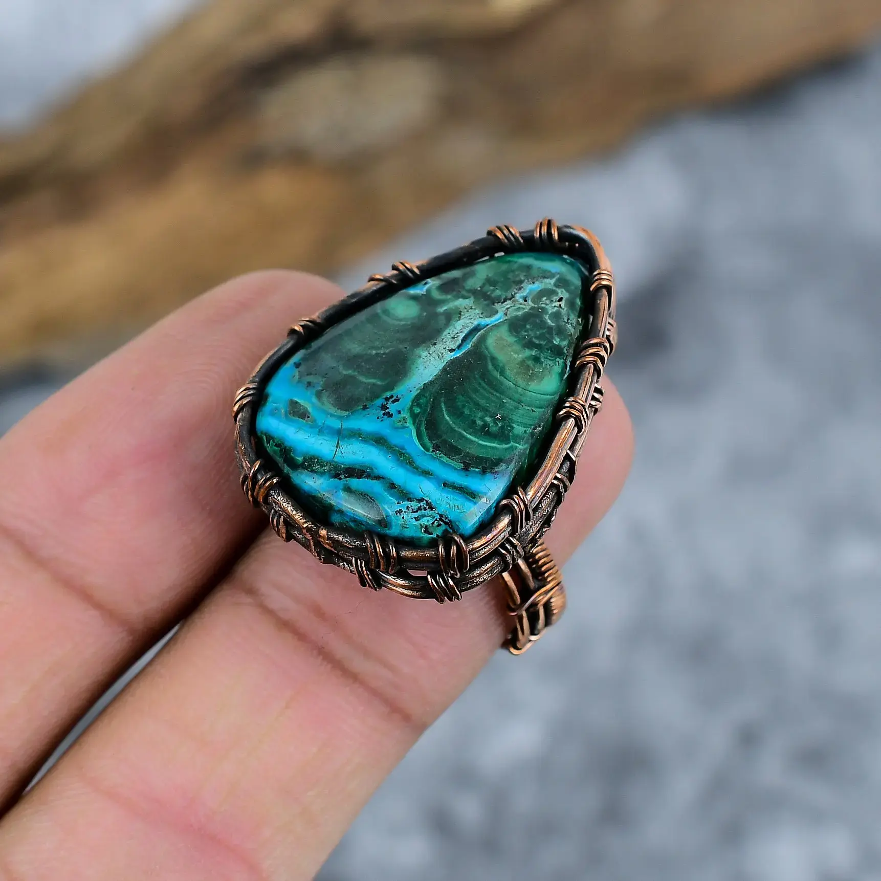 Copper Wire Ring thumb