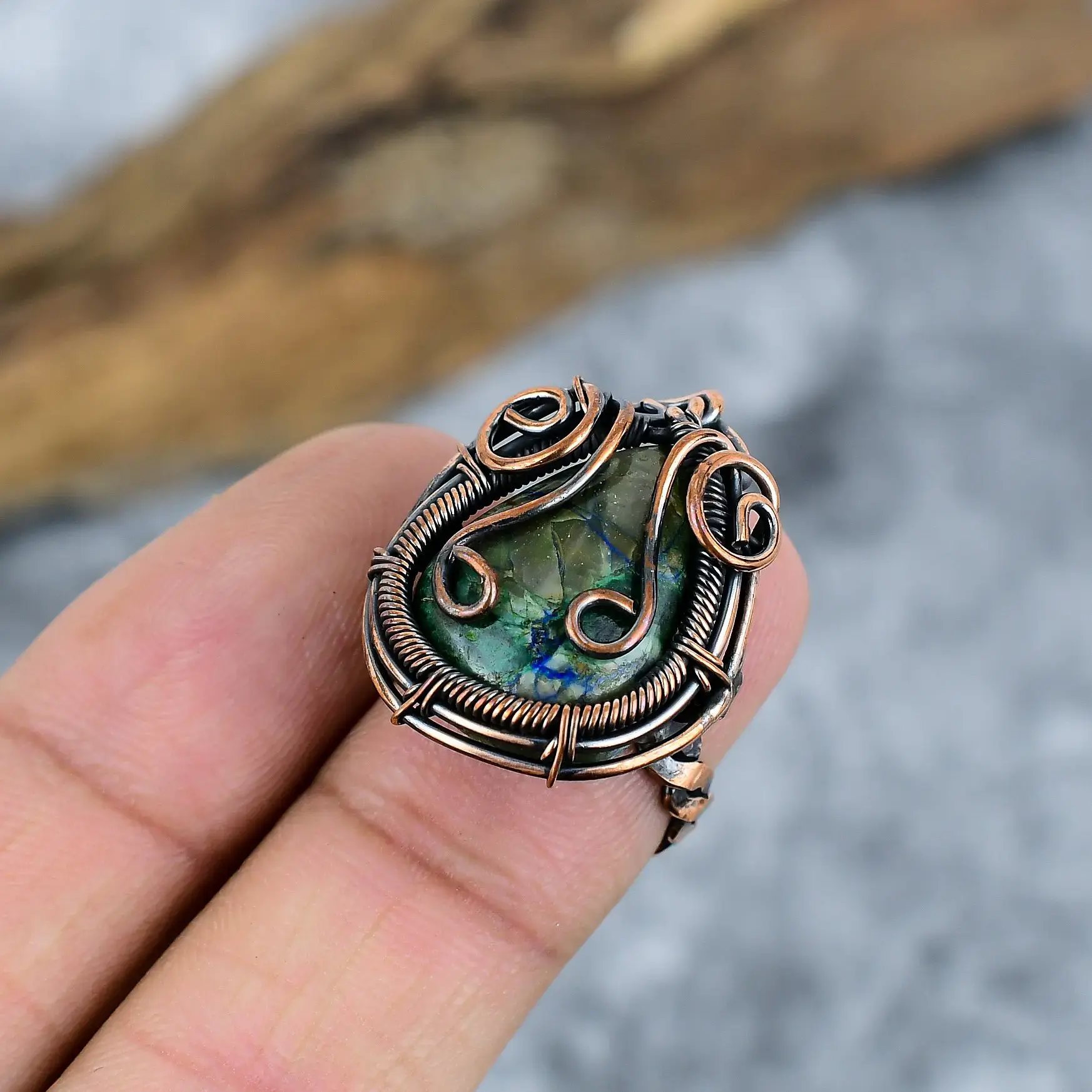 Copper Wire Ring thumb