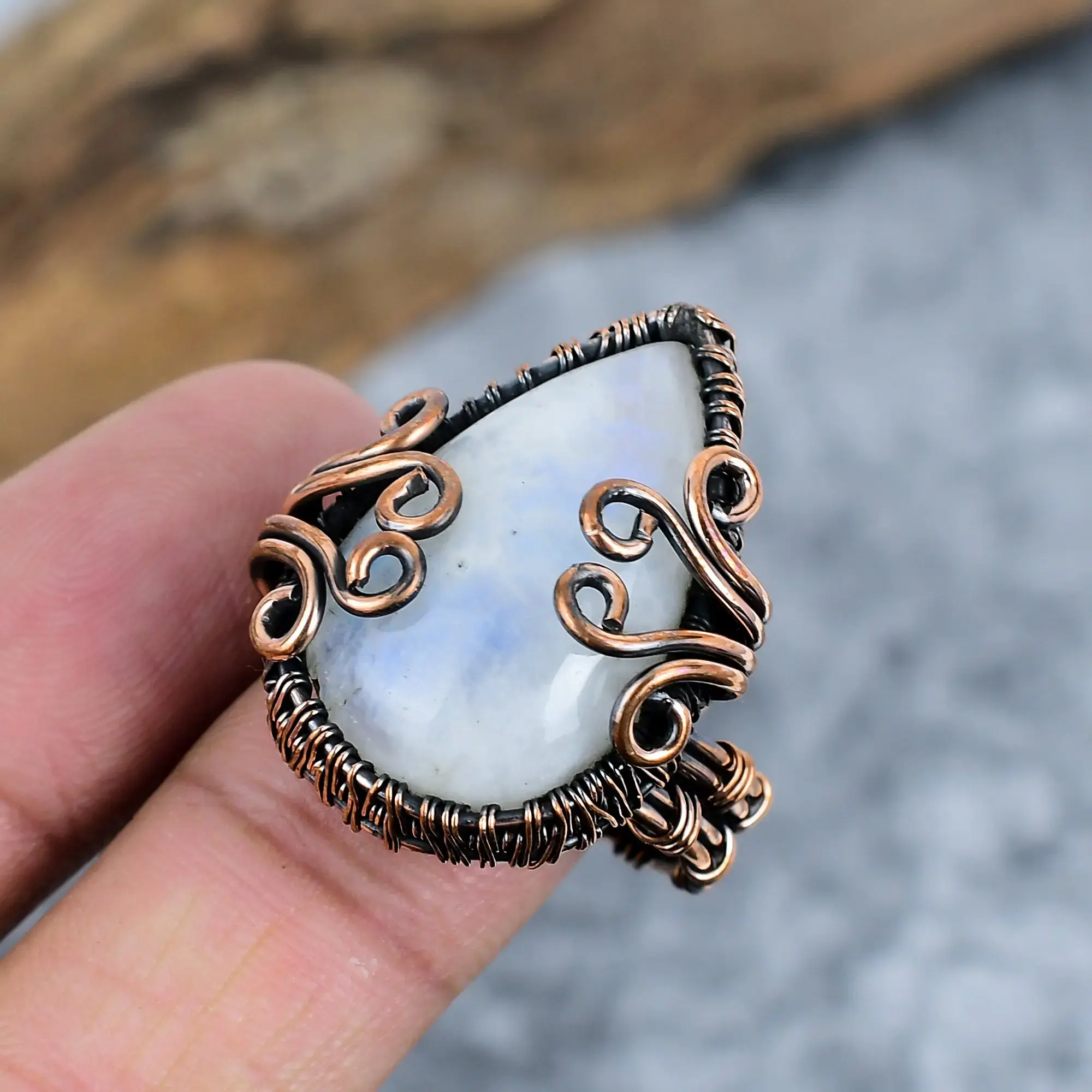 Copper Wire Ring thumb