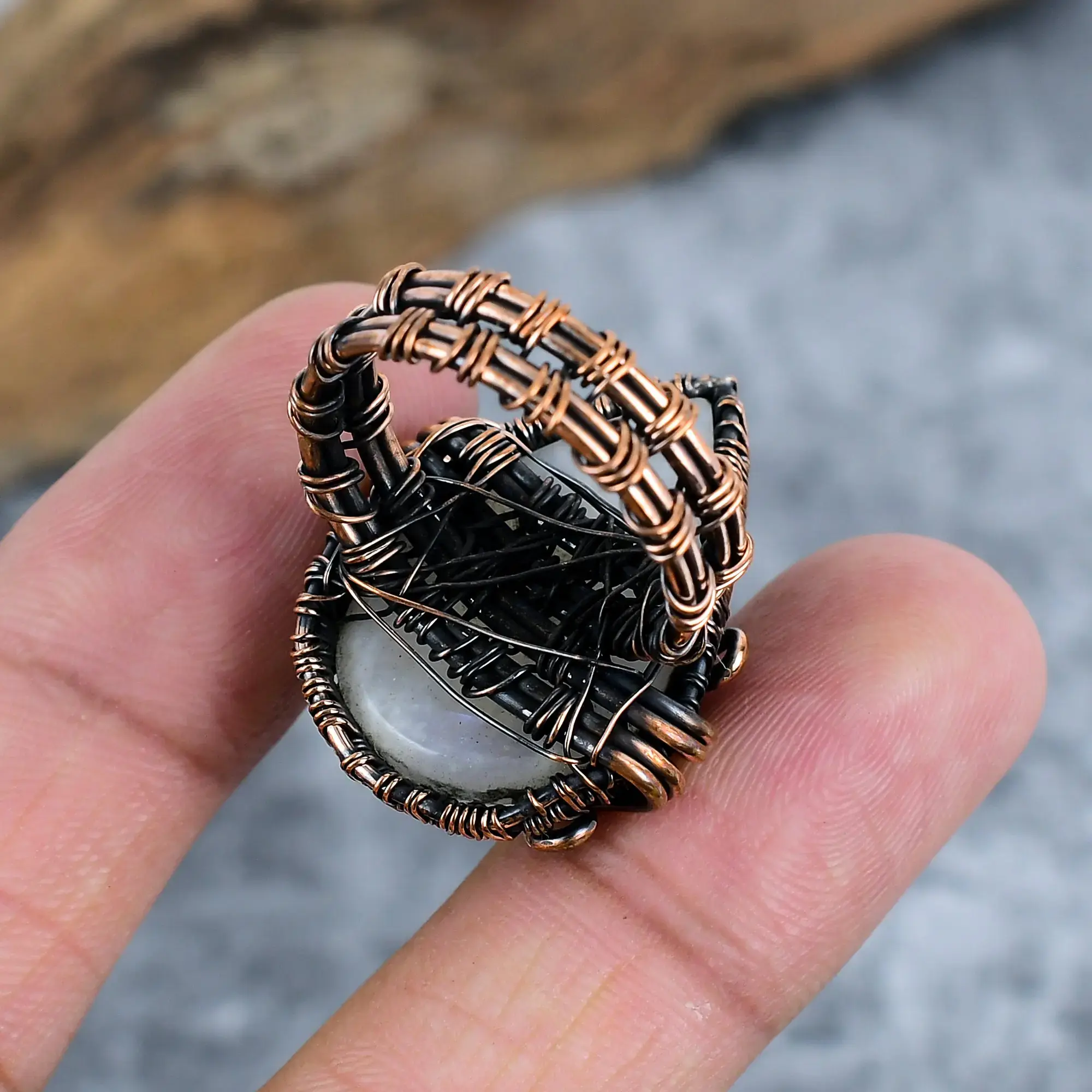 Copper Wire Ring thumb