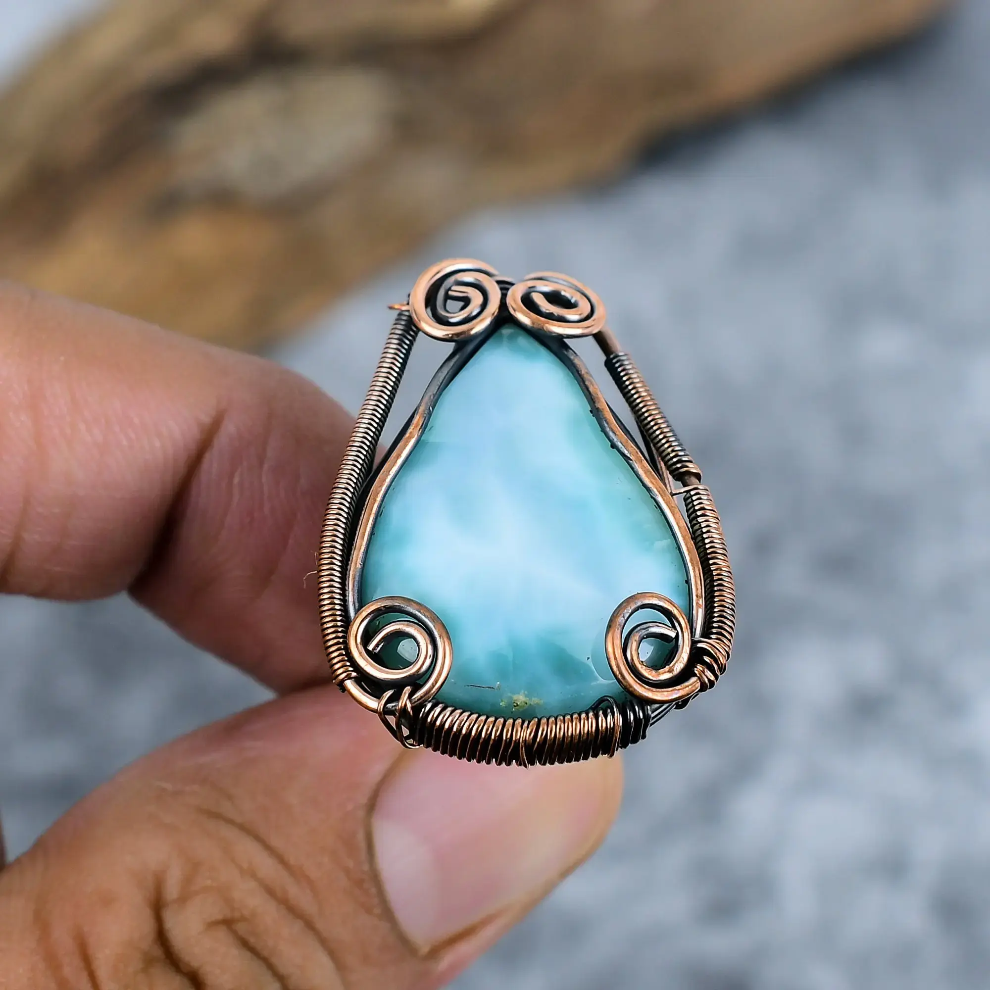 Copper Wire Ring thumb