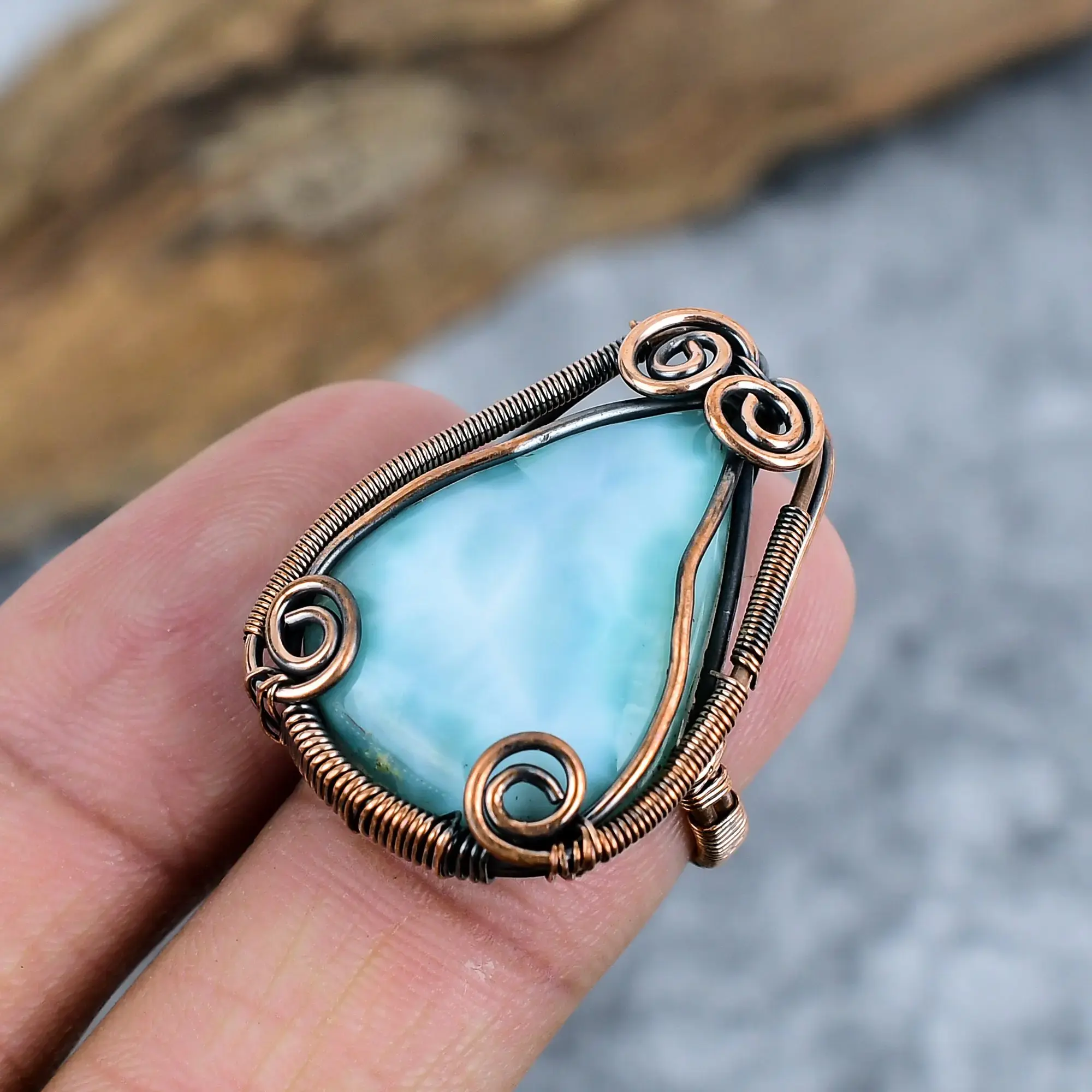 Copper Wire Ring thumb