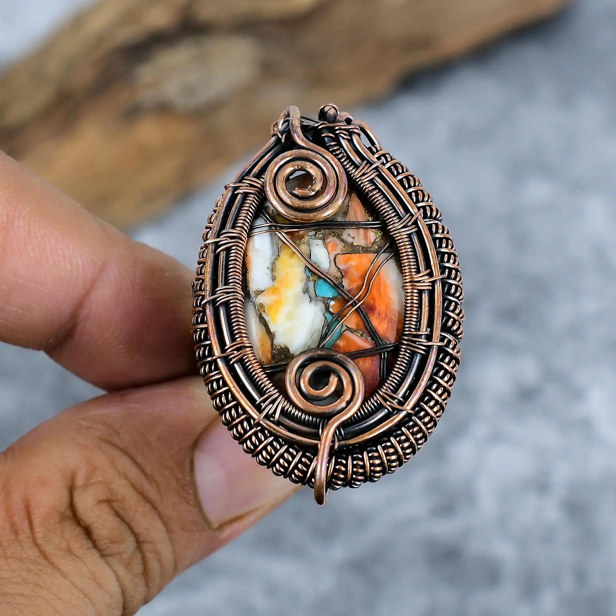 Copper Wire Ring thumb