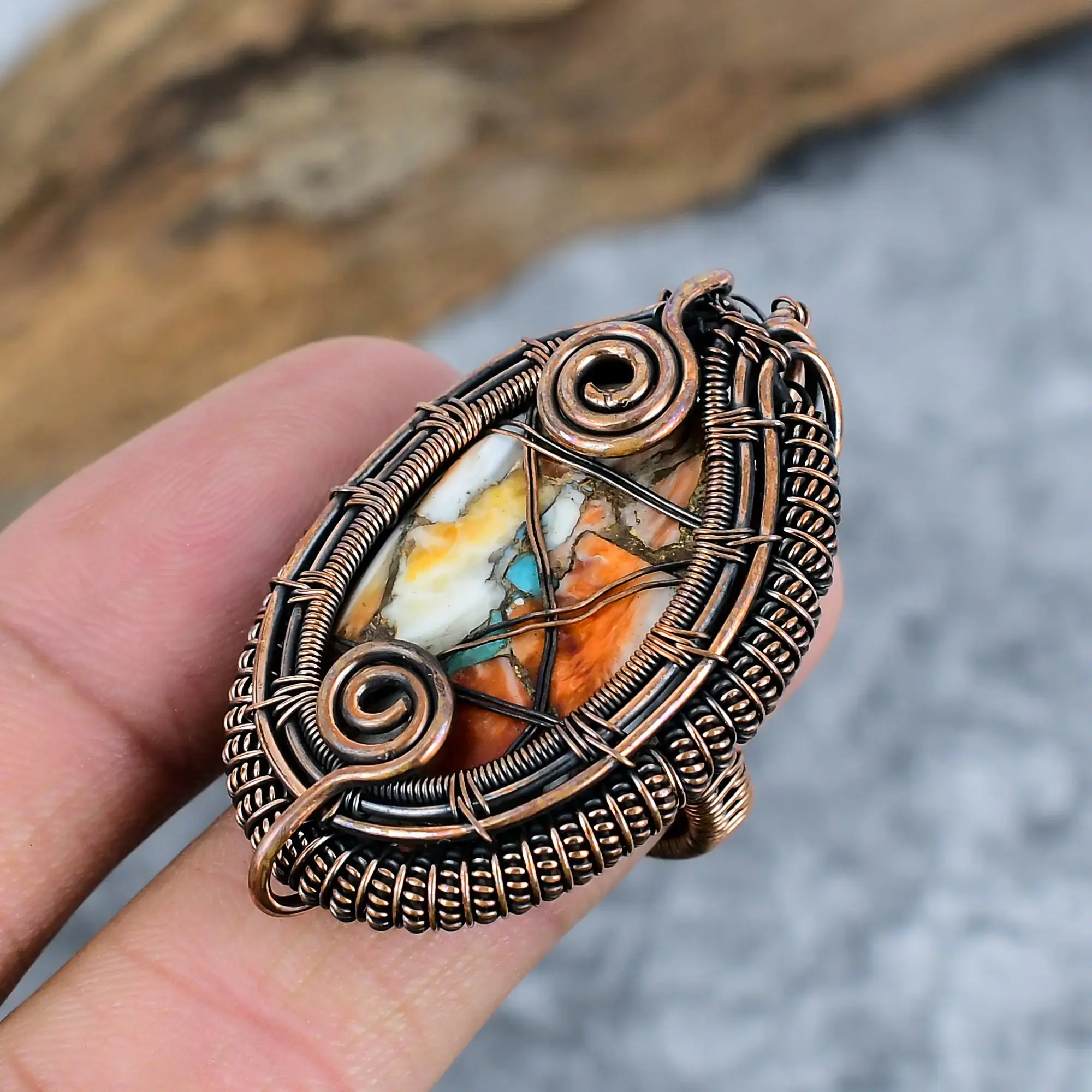 Copper Wire Ring thumb