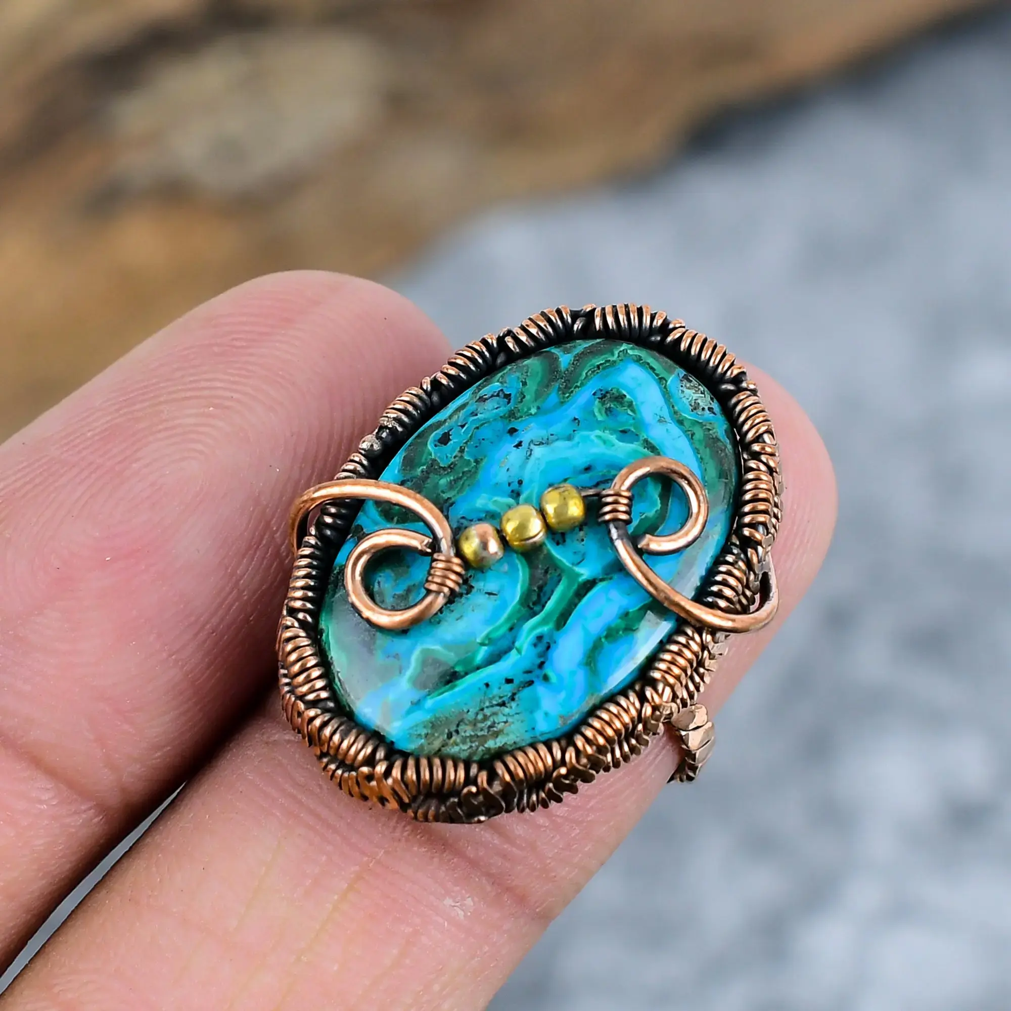 Copper Wire Ring thumb