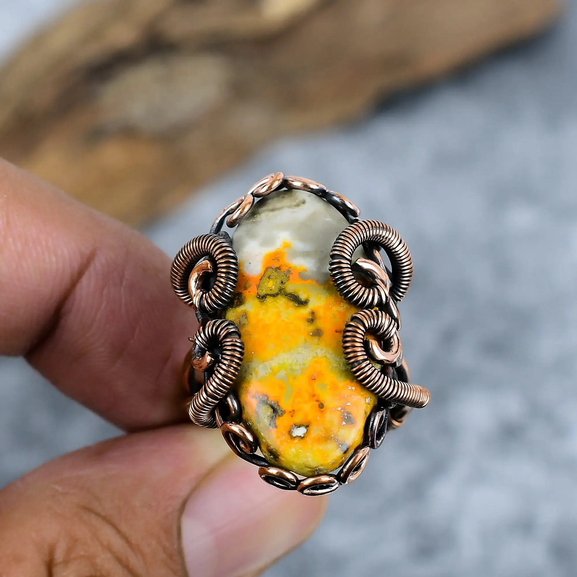Copper Wire Ring thumb