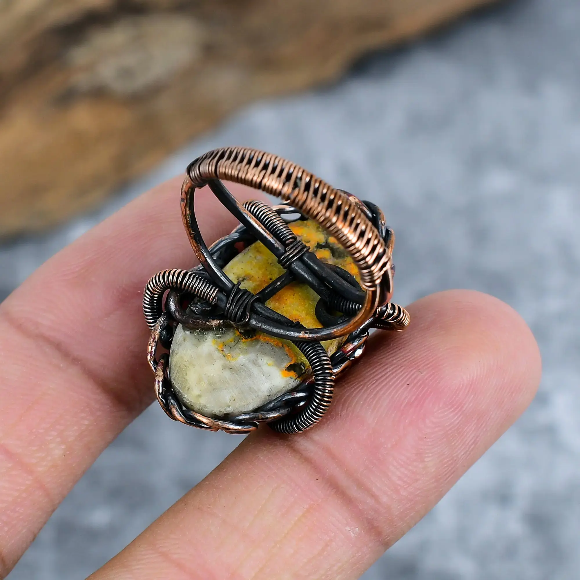 Copper Wire Ring thumb