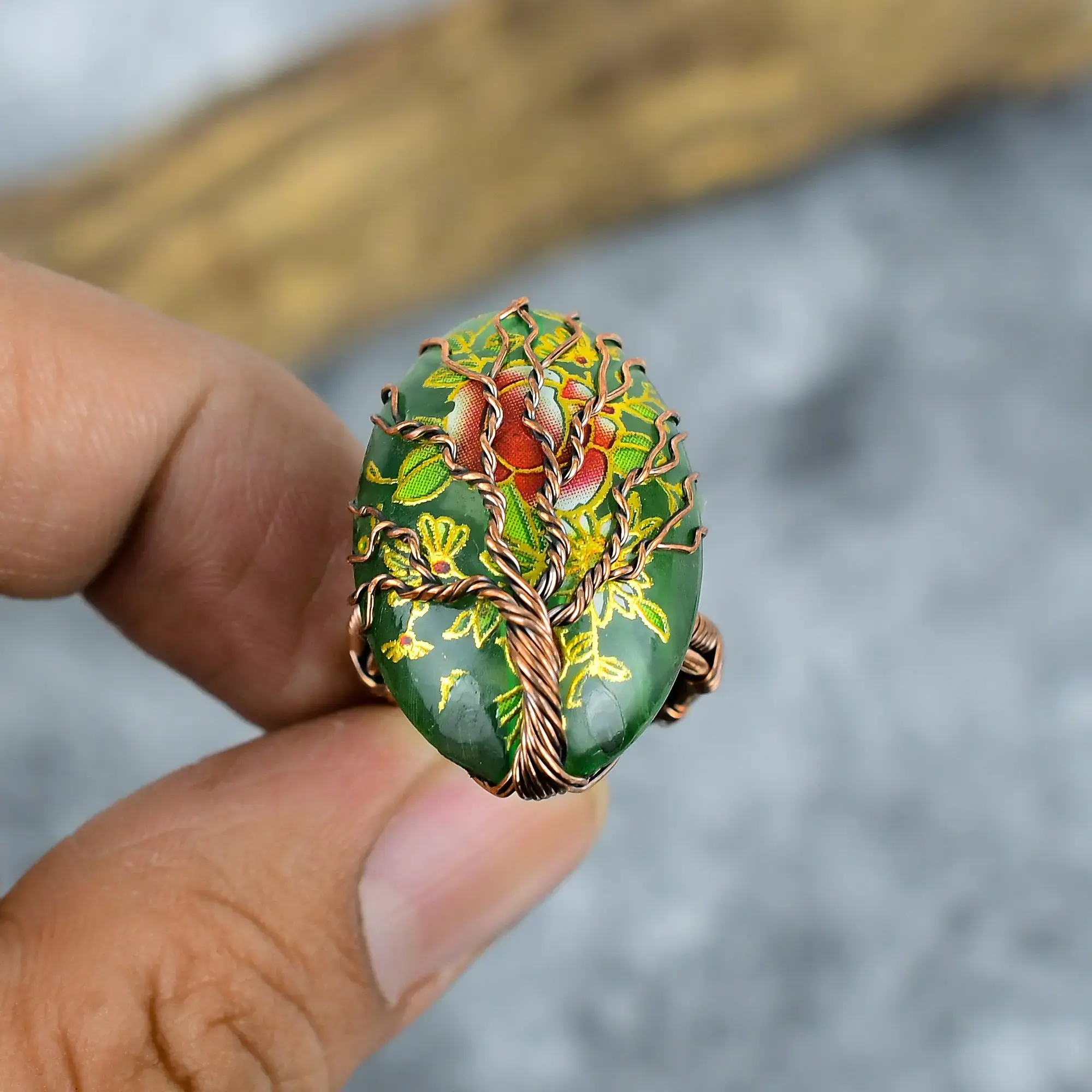 Copper Wire Ring thumb