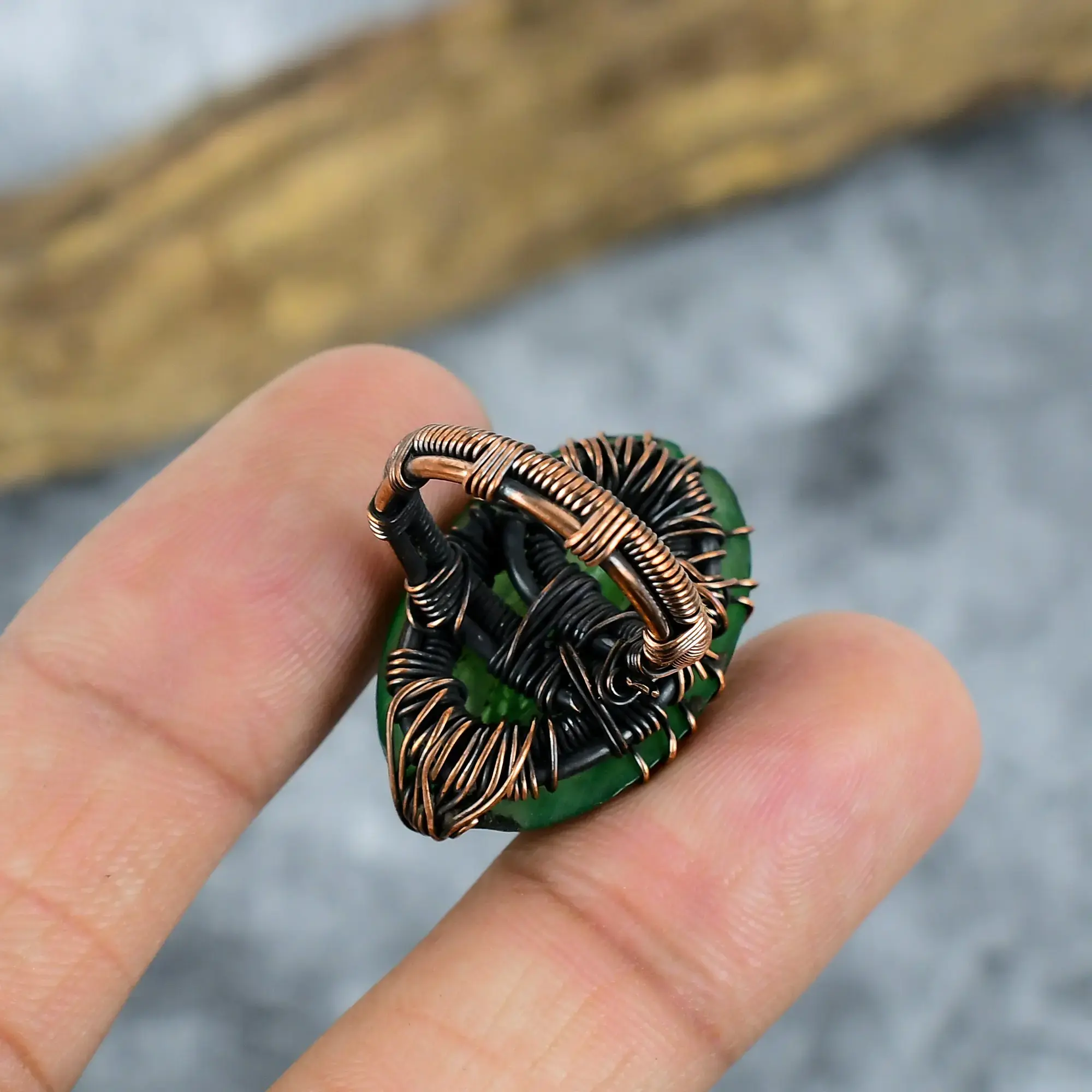 Copper Wire Ring thumb