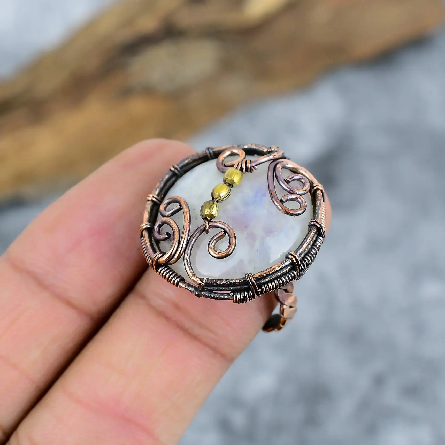 Copper Wire Ring thumb