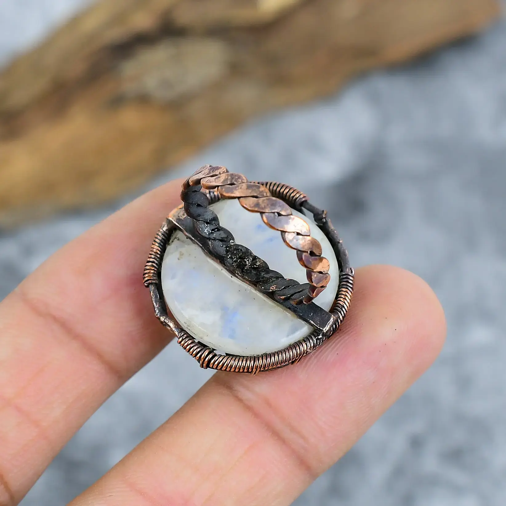 Copper Wire Ring thumb