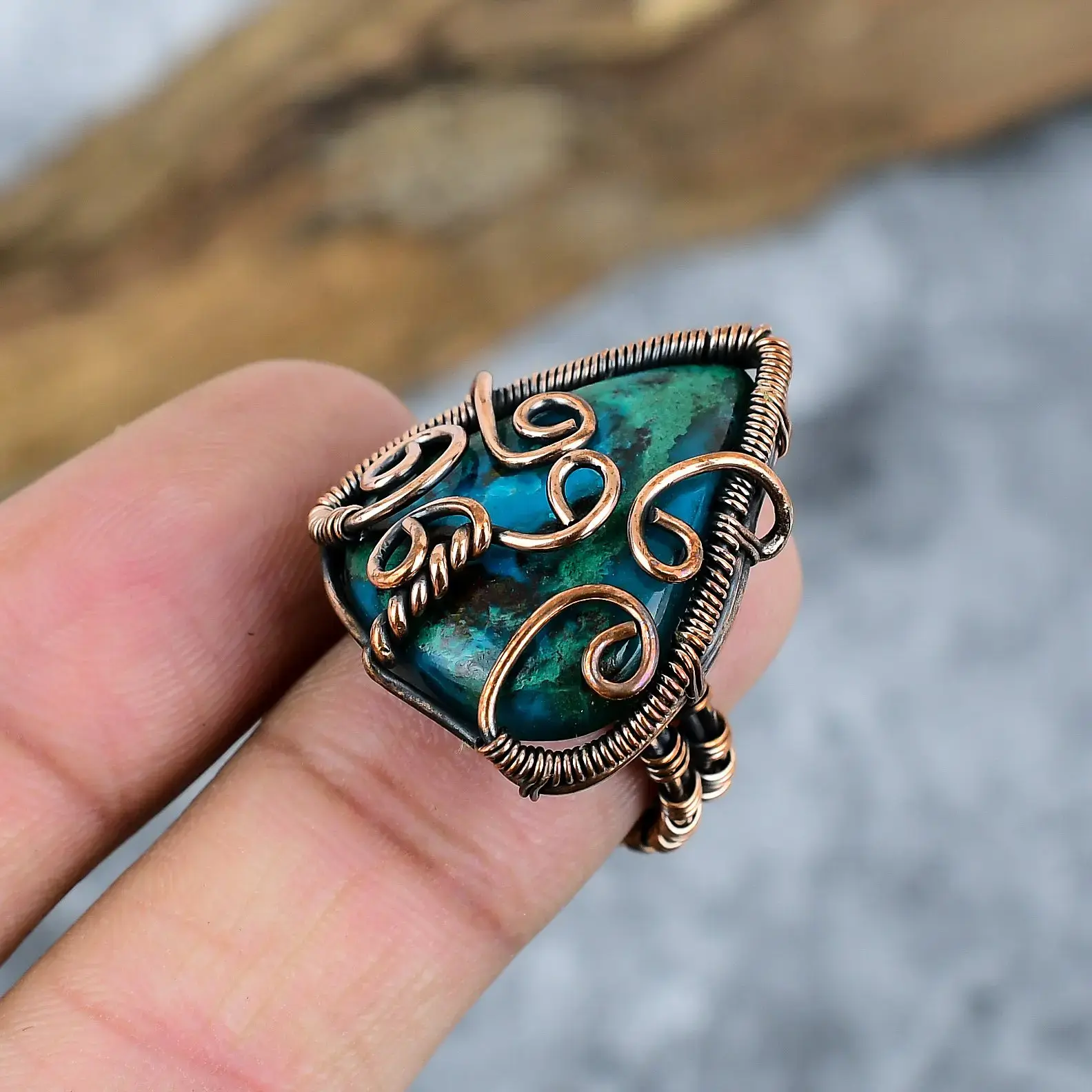 Copper Wire Ring thumb