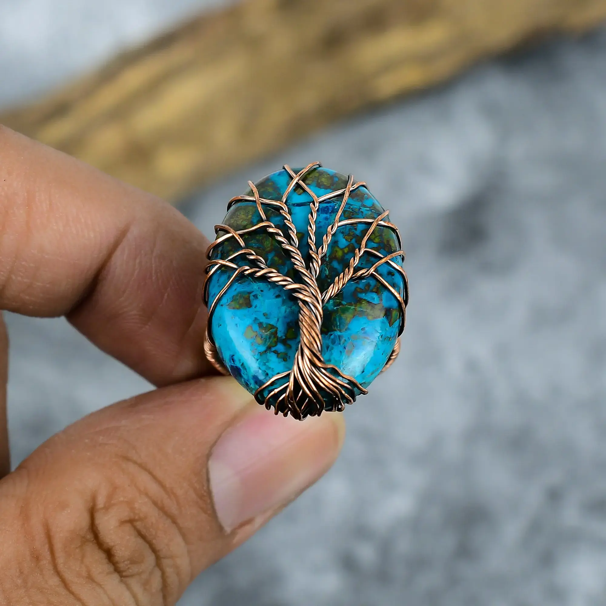 Copper Wire Ring thumb