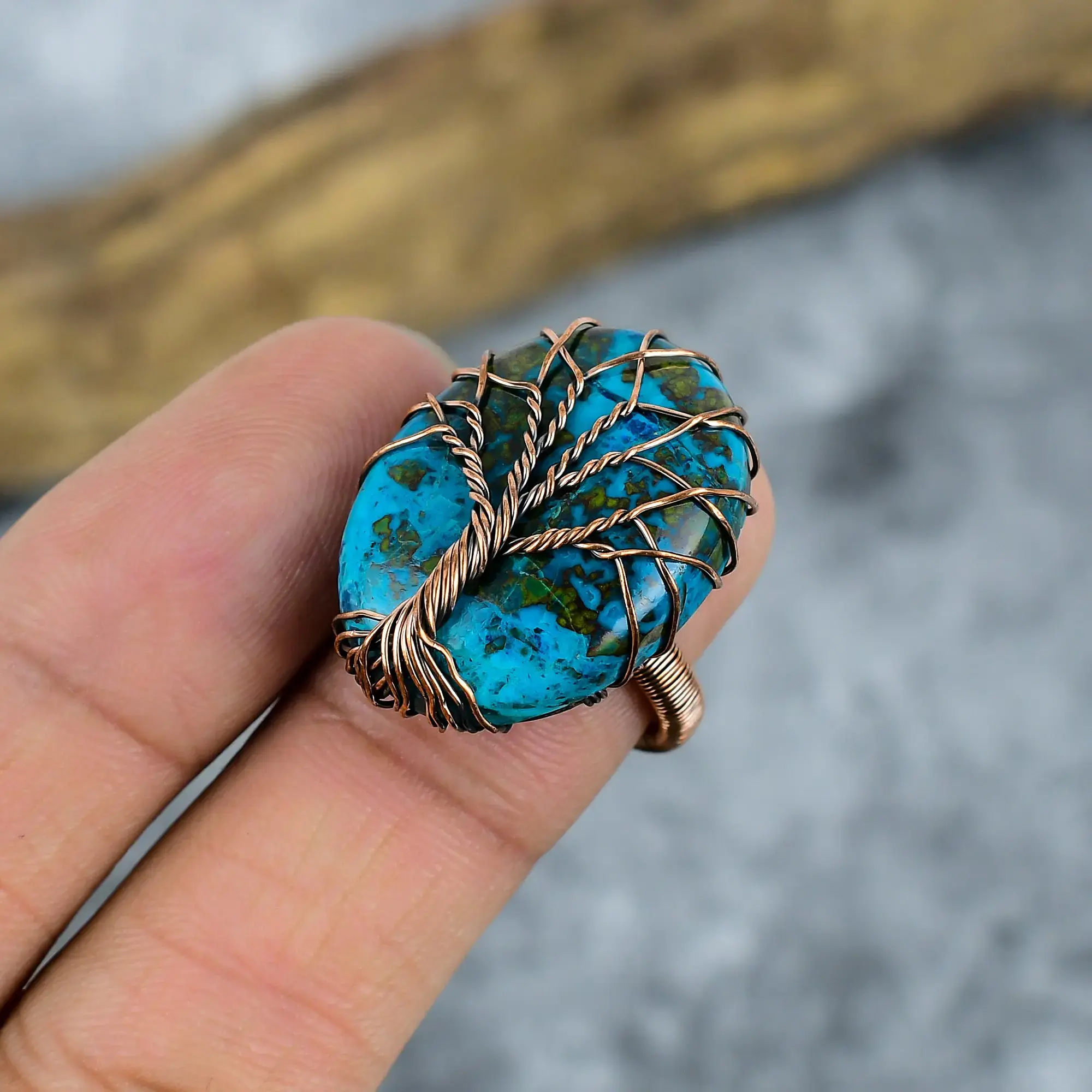 Copper Wire Ring thumb