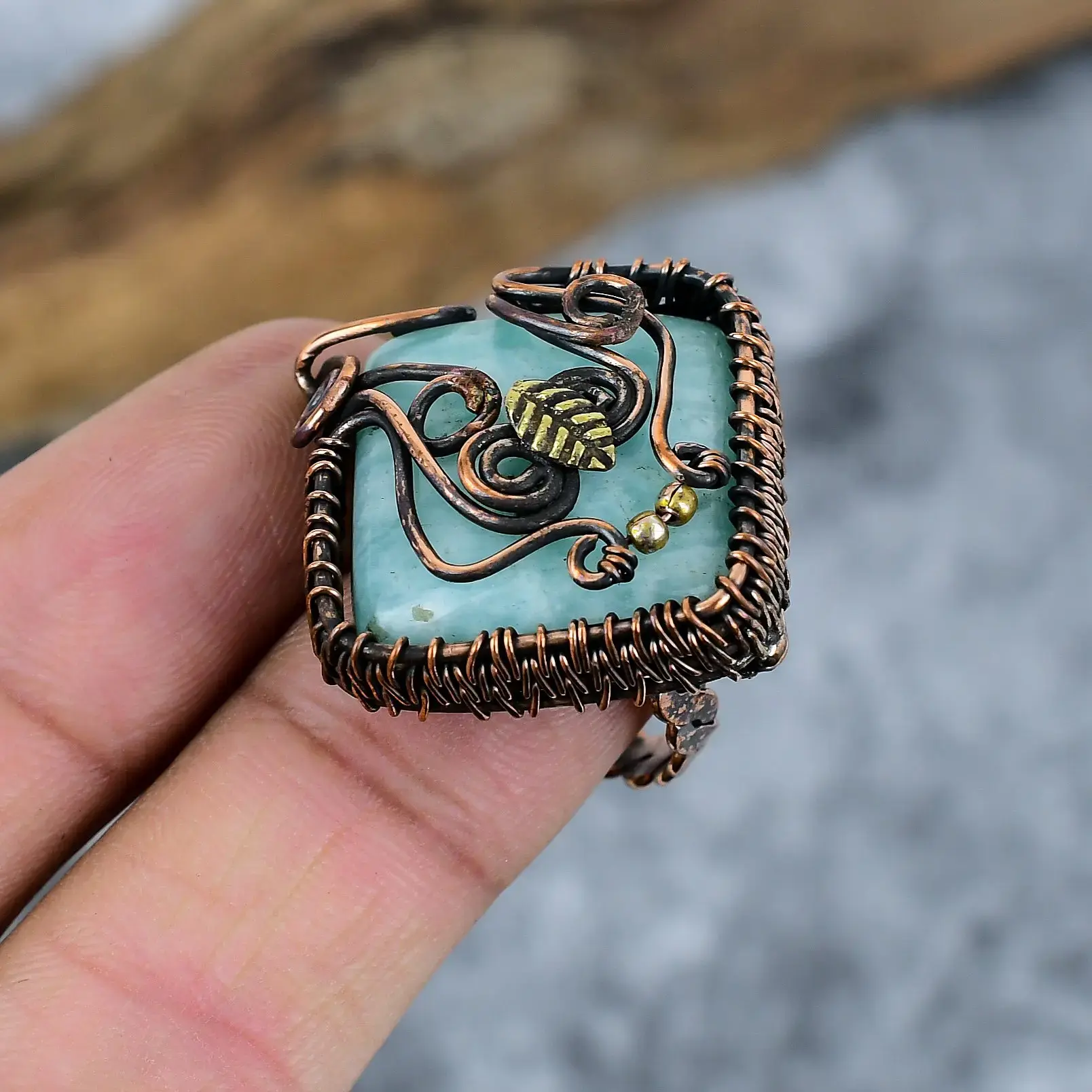 Copper Wire Ring thumb