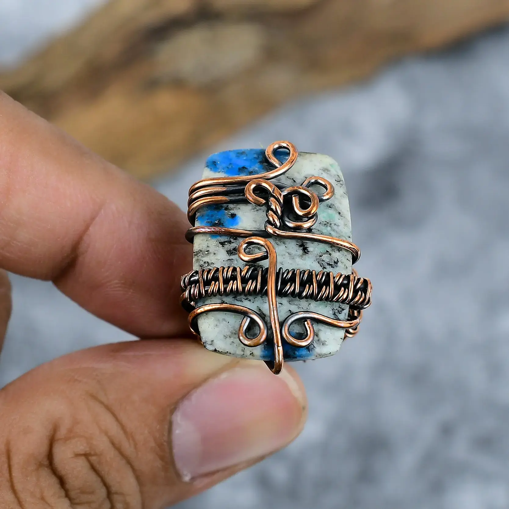 Copper Wire Ring thumb