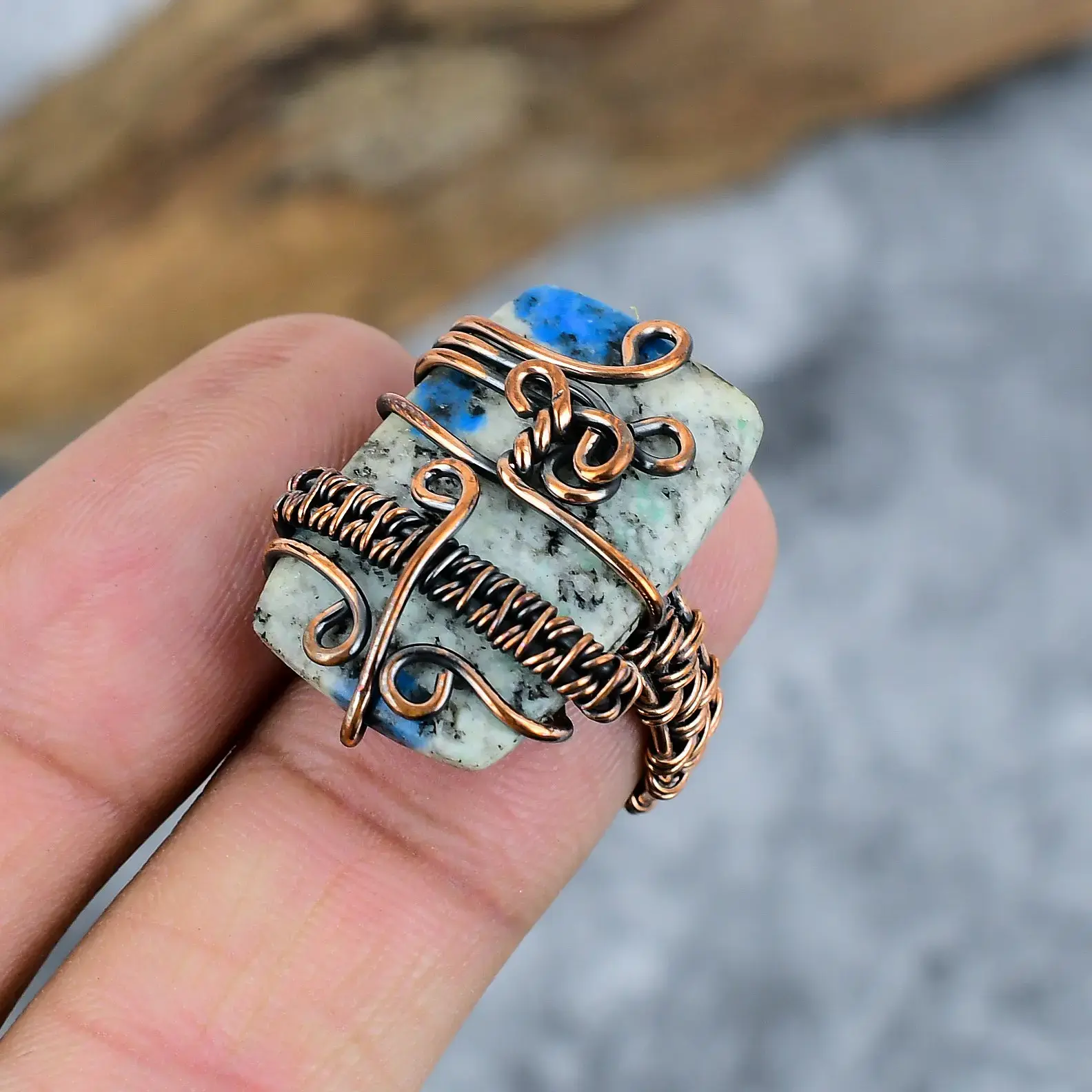 Copper Wire Ring thumb