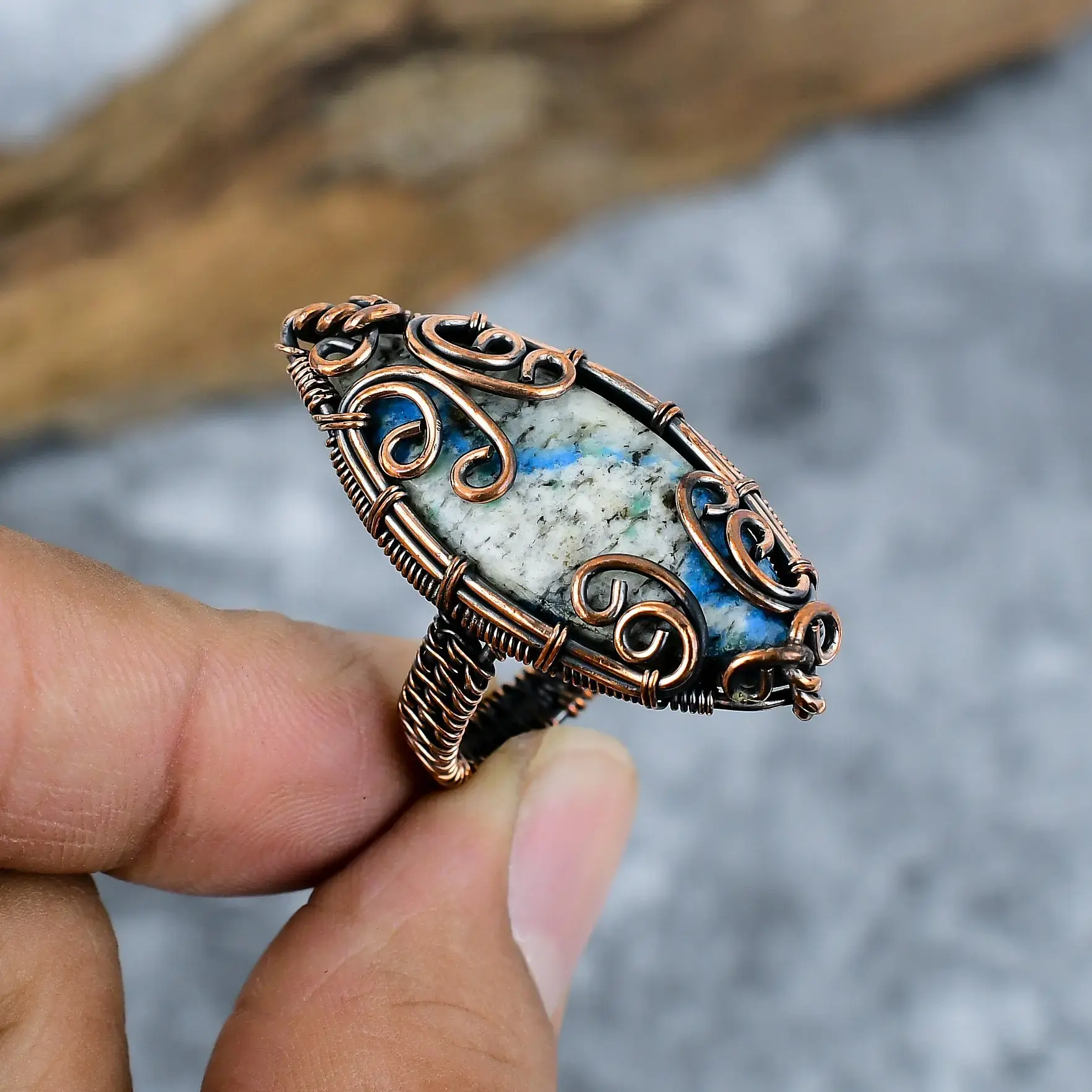 Copper Wire Ring thumb