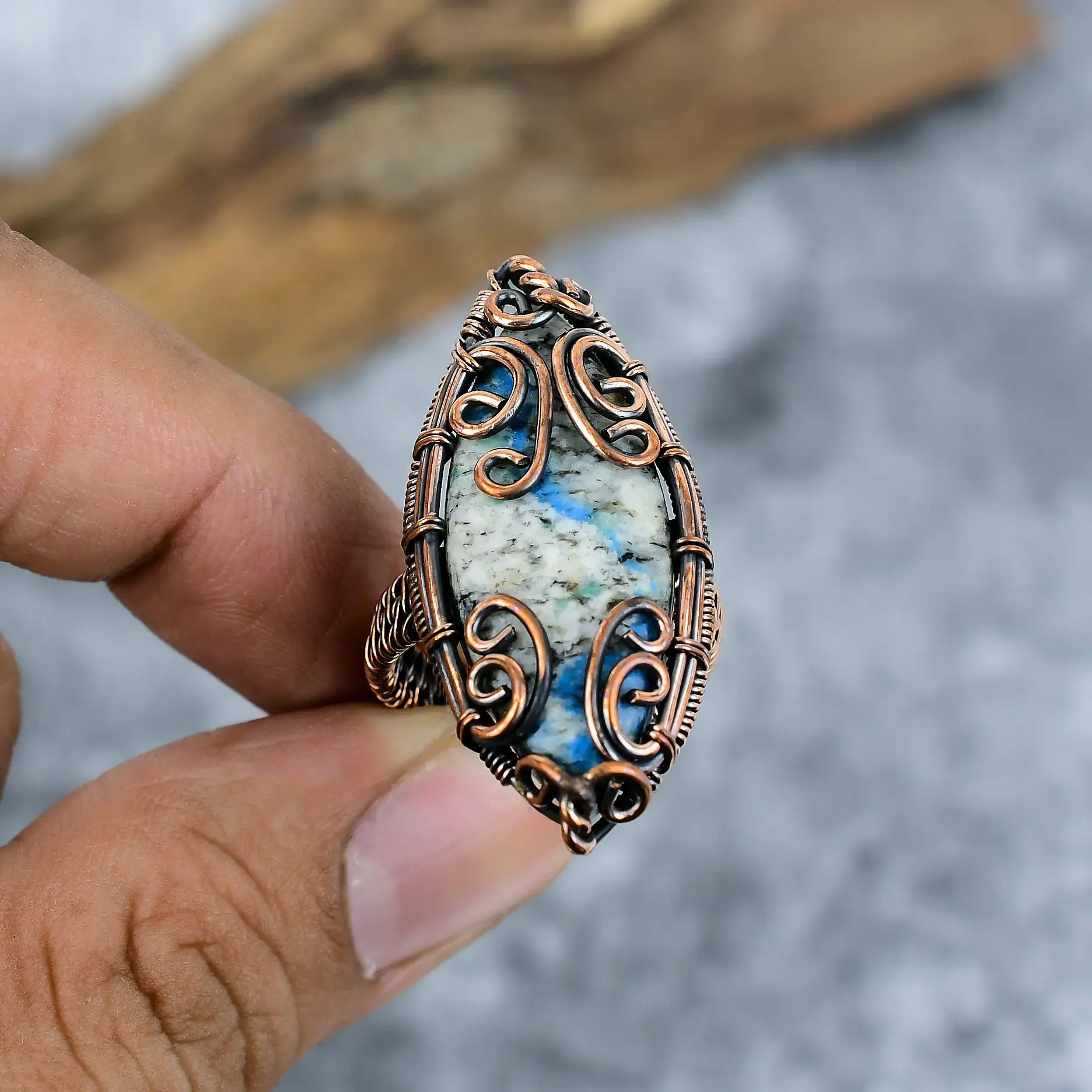 Copper Wire Ring thumb