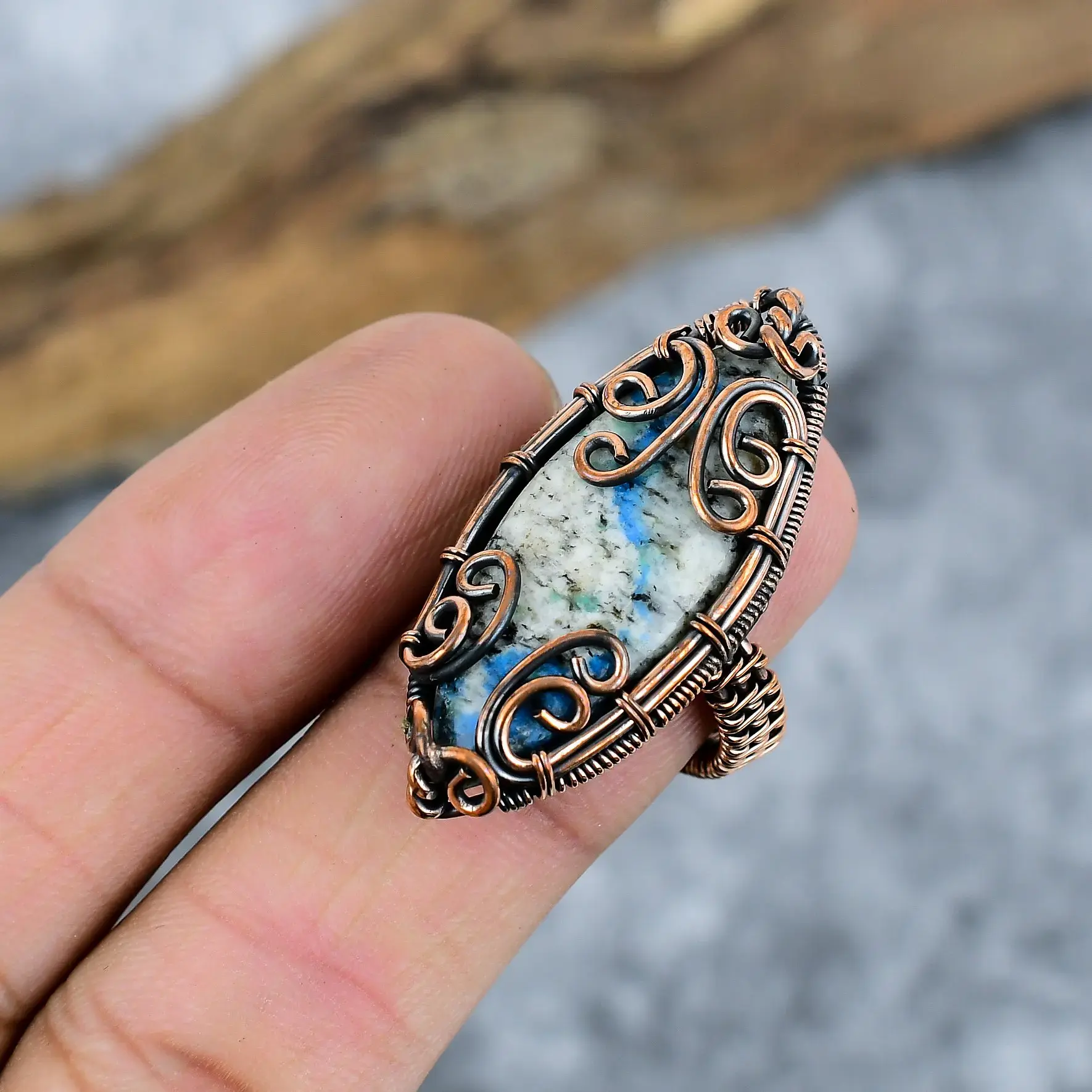 Copper Wire Ring thumb