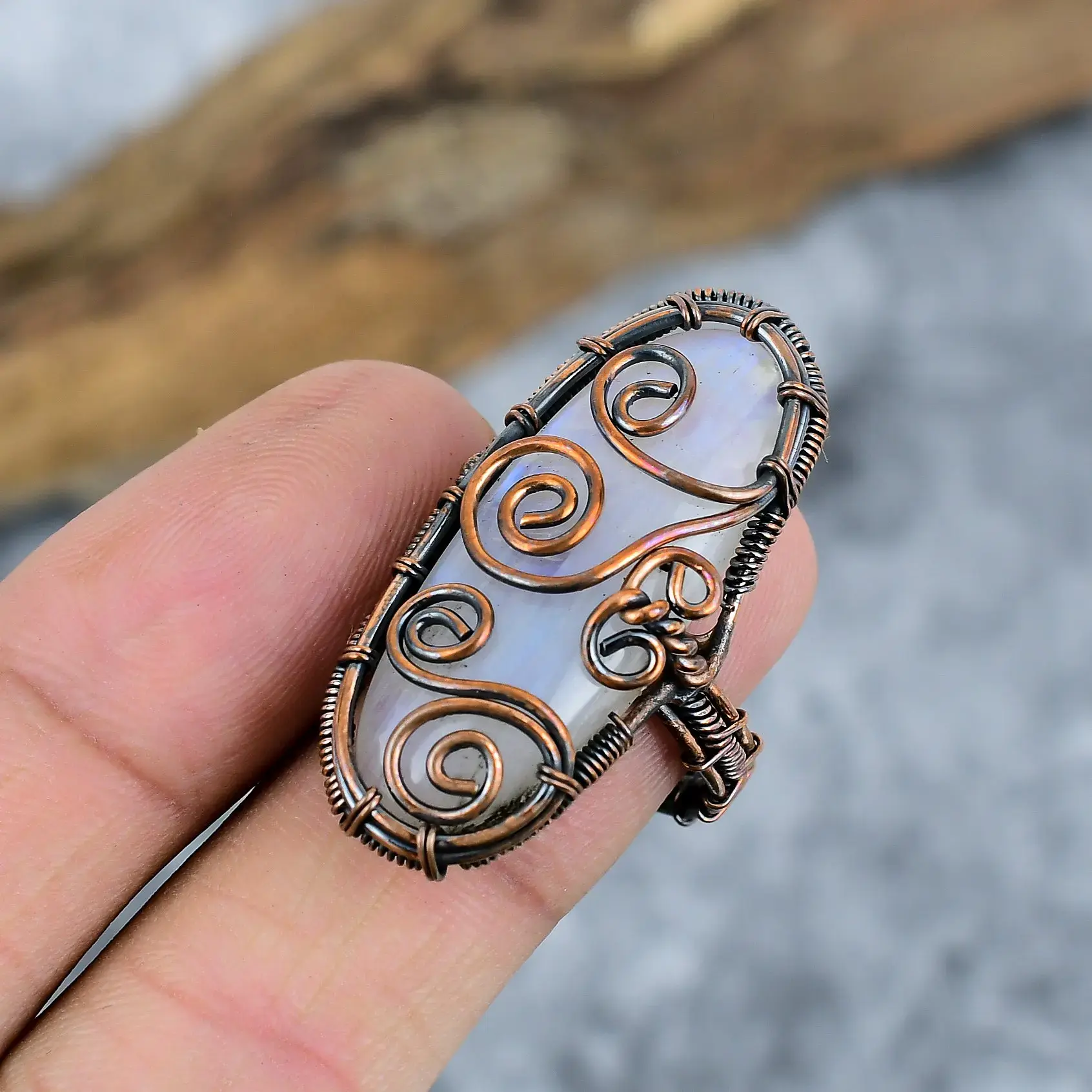 Copper Wire Ring thumb