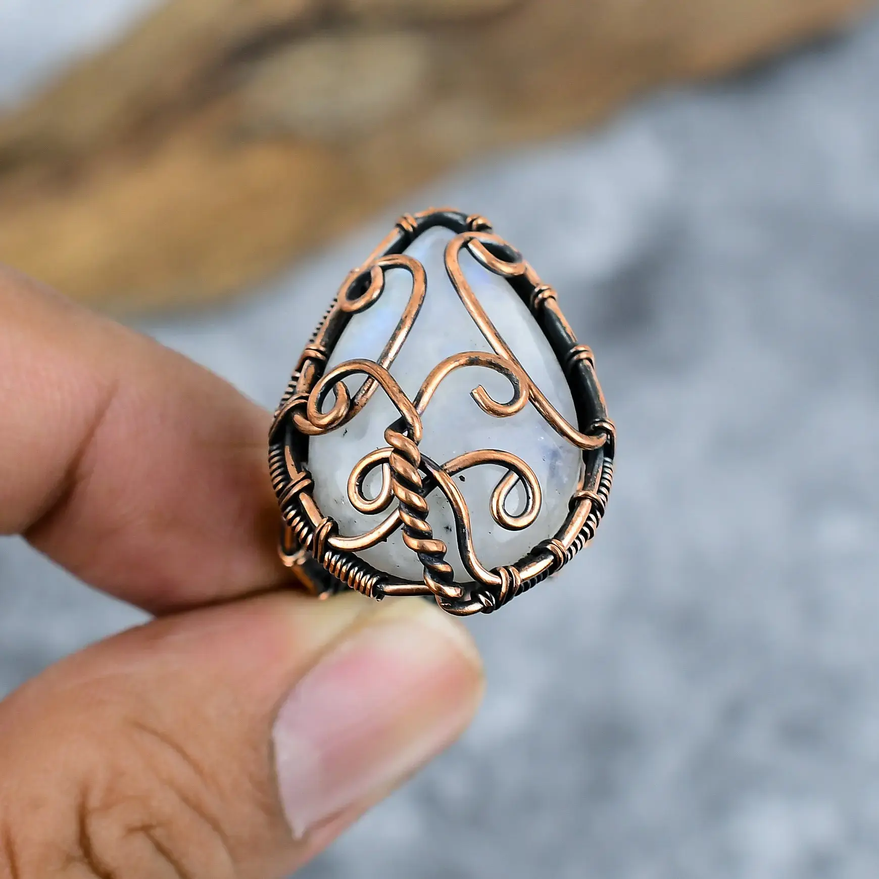 Copper Wire Ring thumb