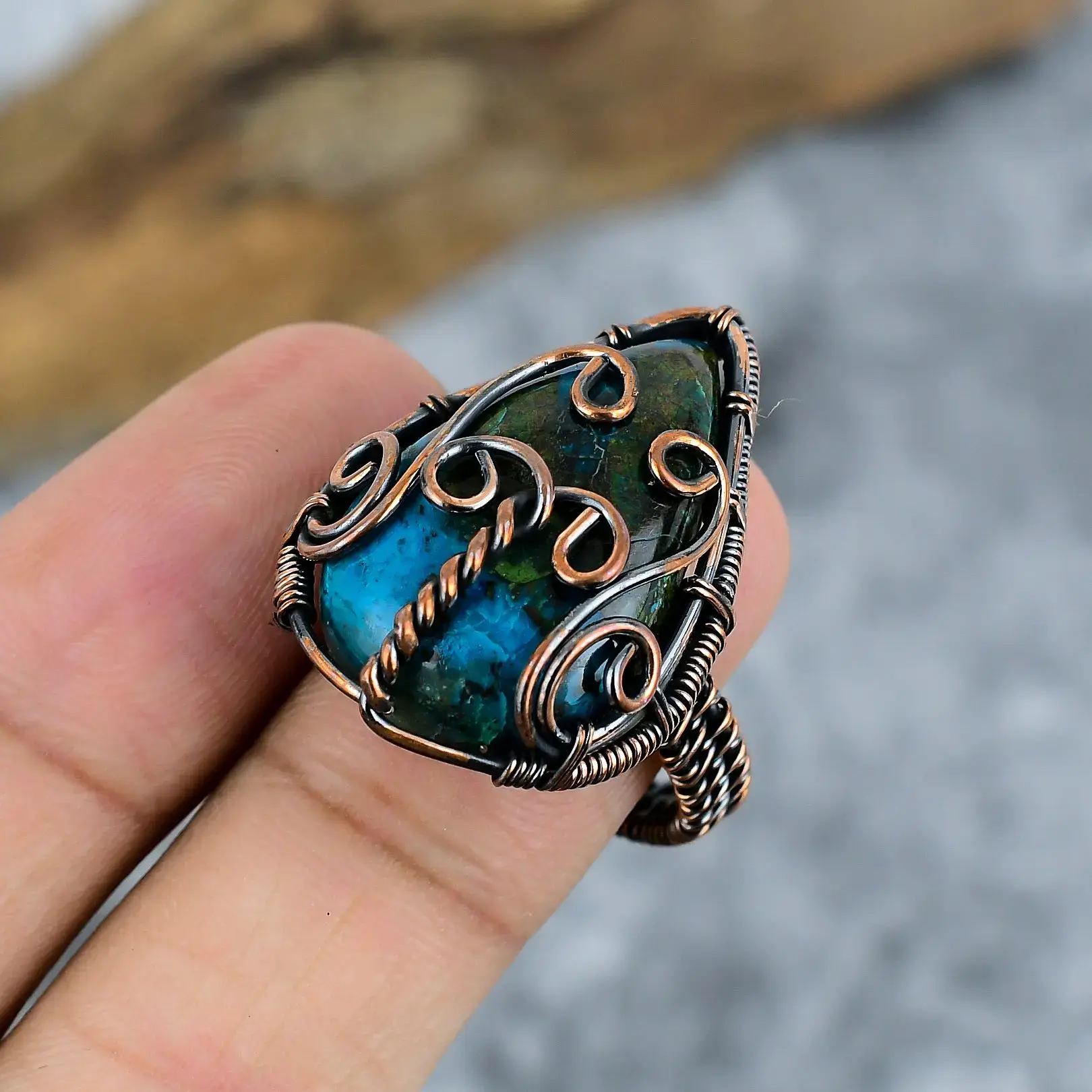 Copper Wire Ring thumb