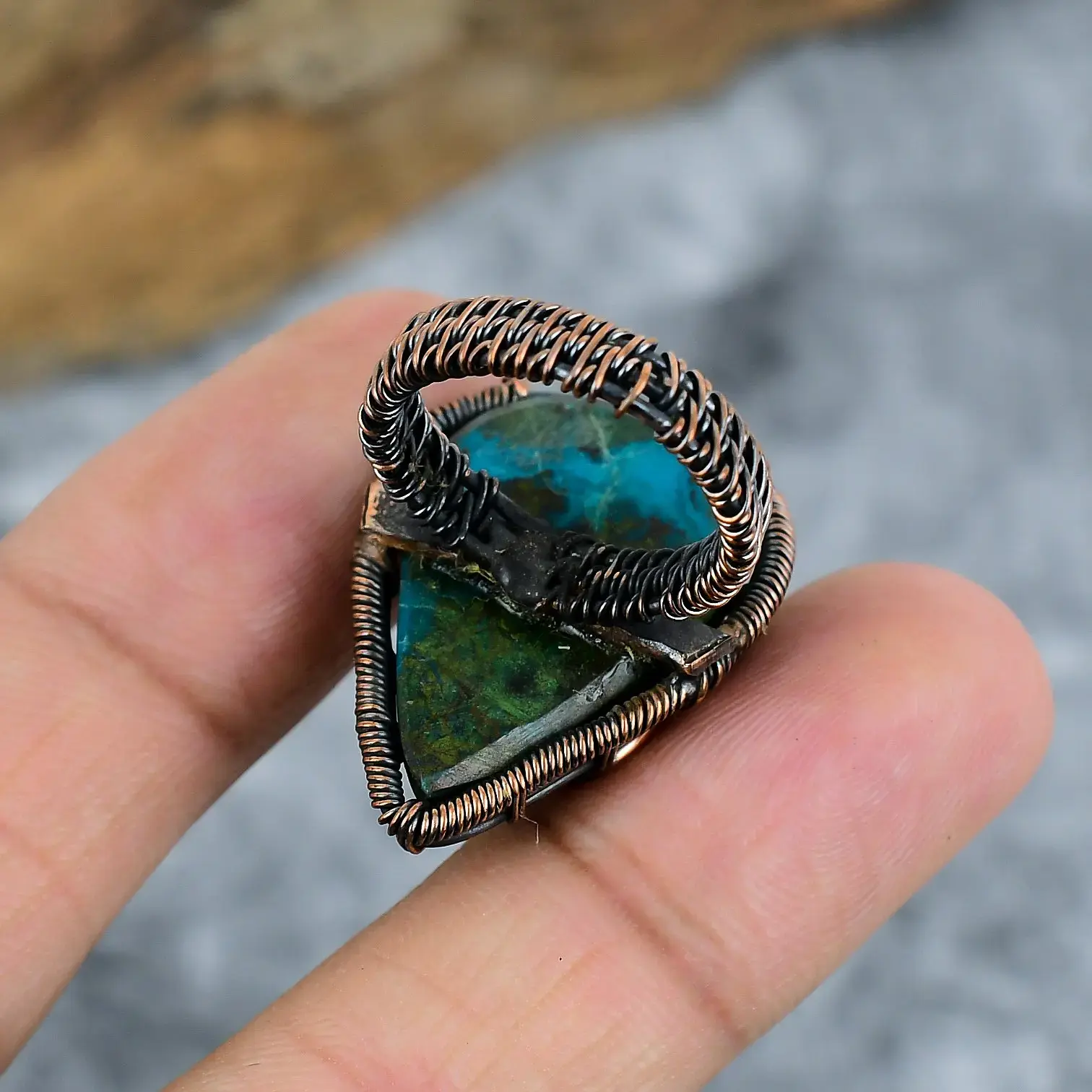 Copper Wire Ring thumb