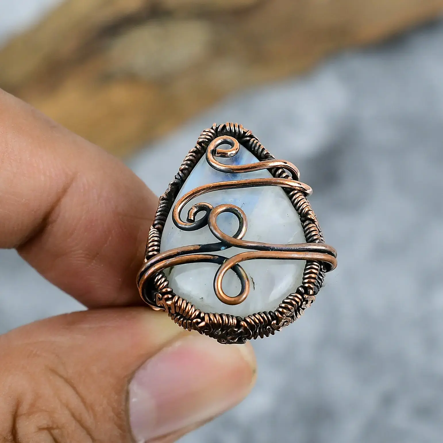 Copper Wire Ring thumb
