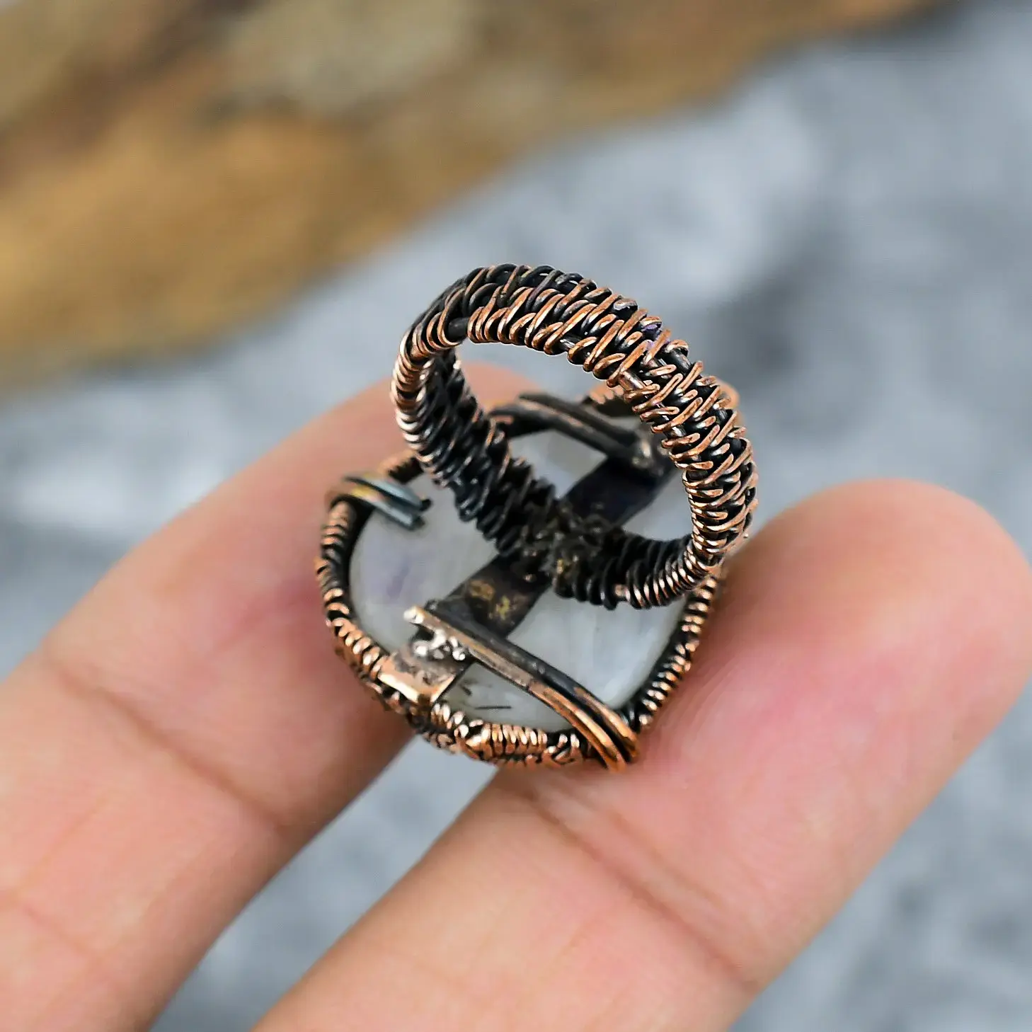 Copper Wire Ring thumb