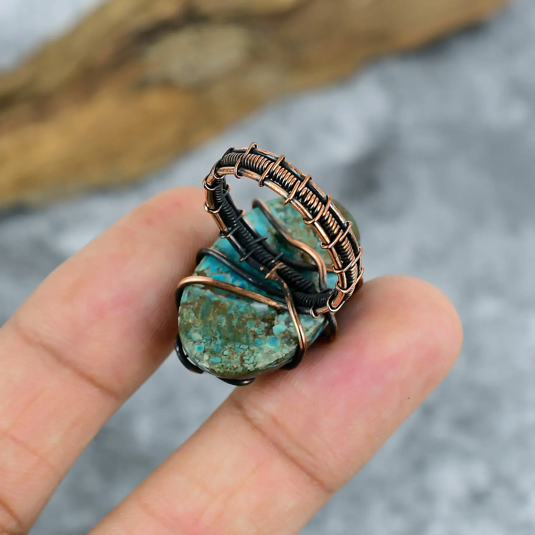 Copper Wire Ring thumb