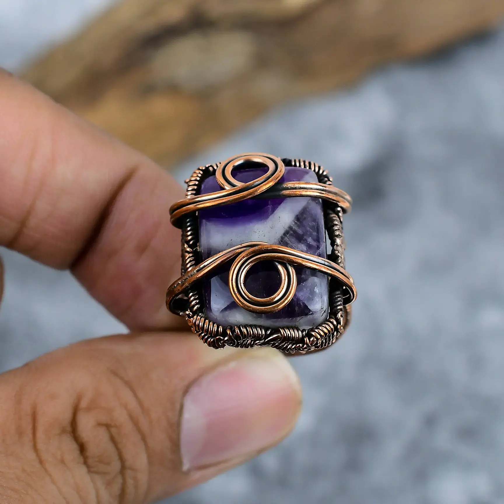 Copper Wire Ring thumb