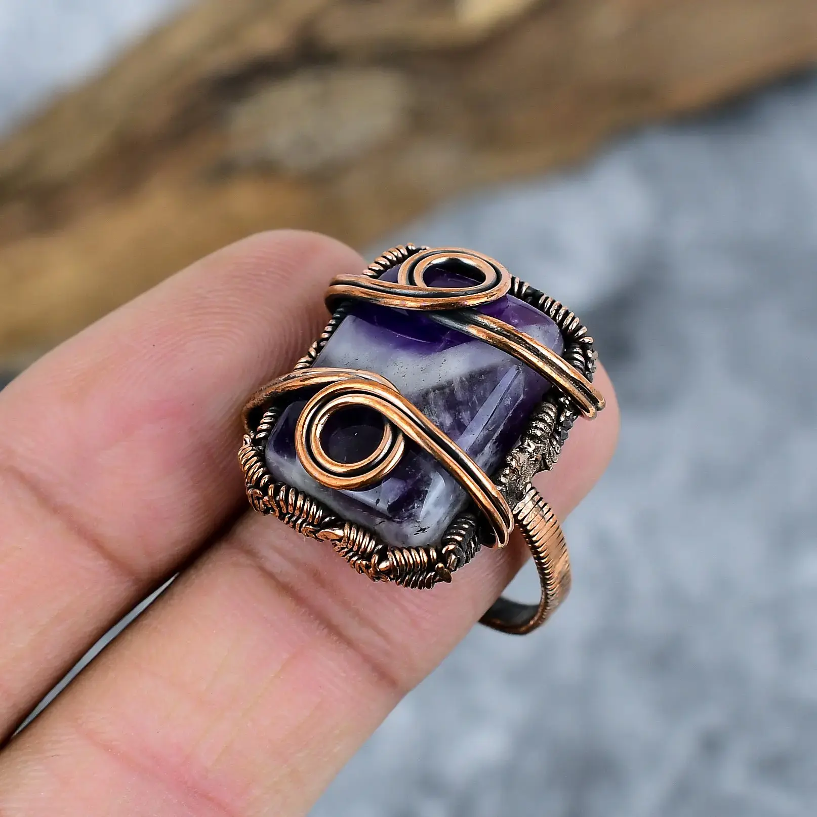 Copper Wire Ring thumb