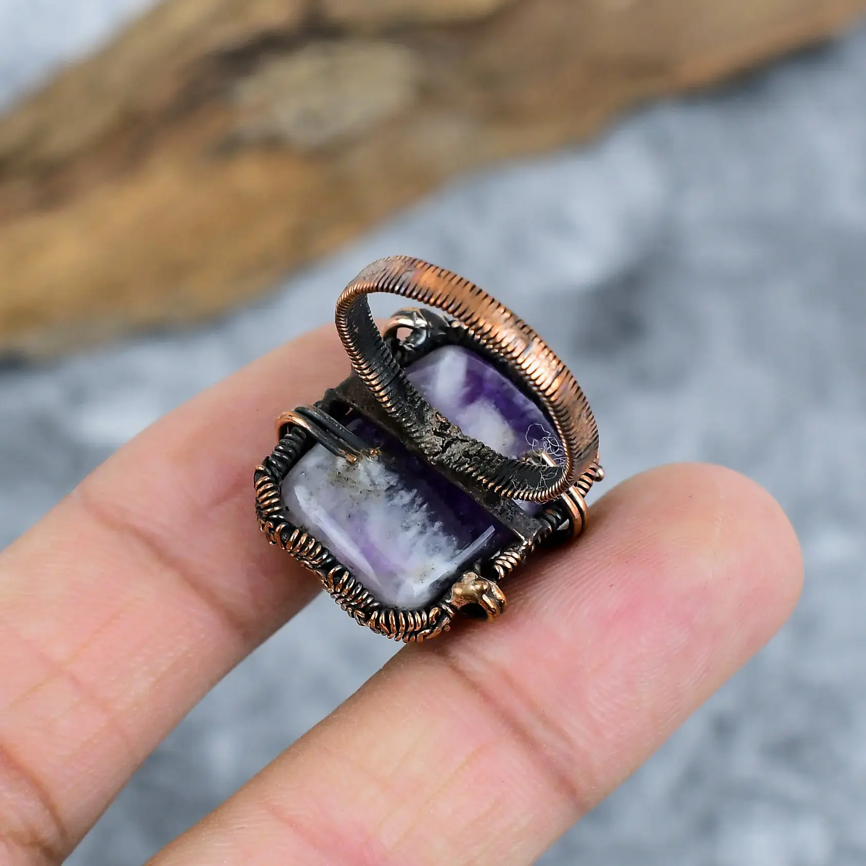 Copper Wire Ring thumb