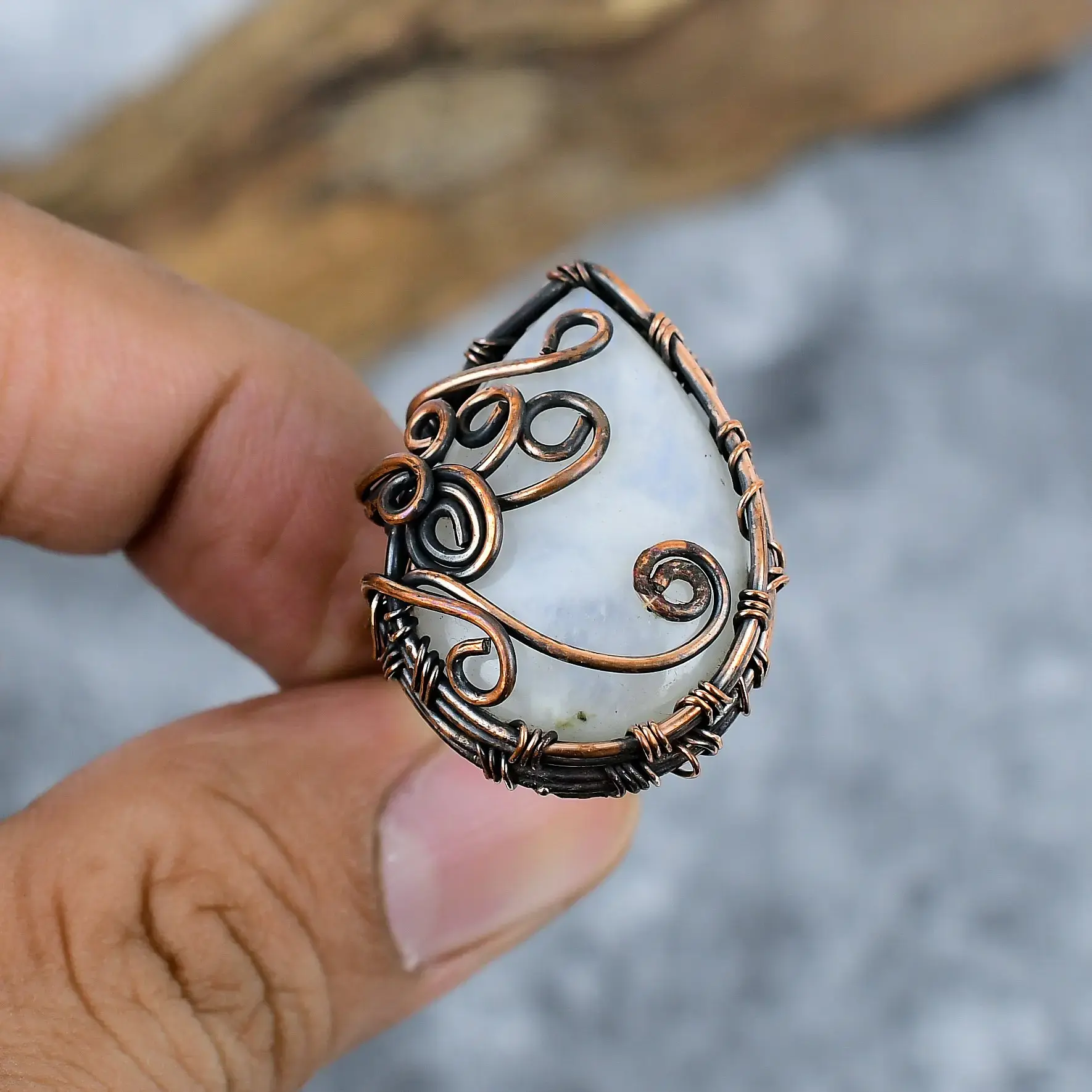 Copper Wire Ring thumb
