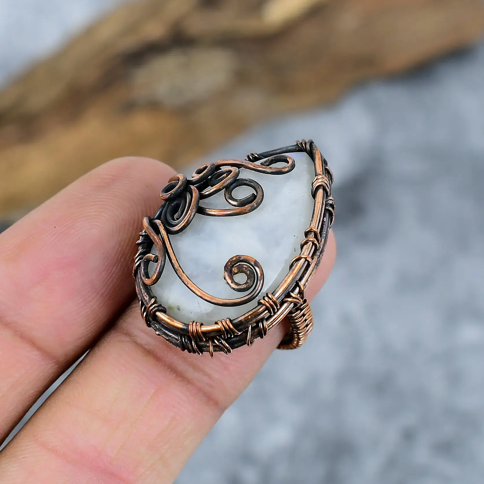 Copper Wire Ring thumb