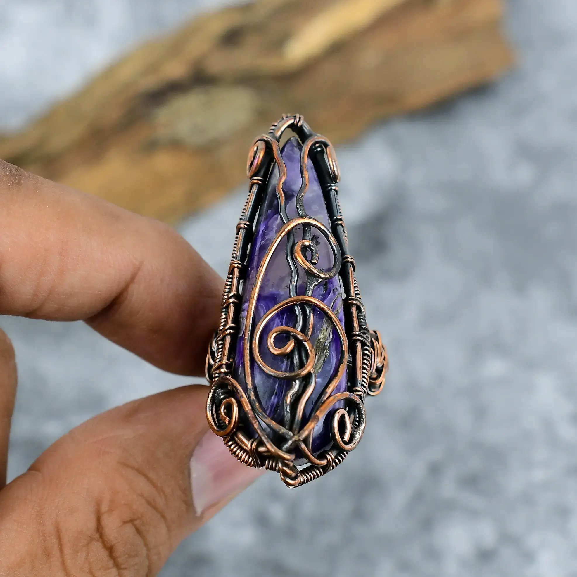 Copper Wire Ring thumb
