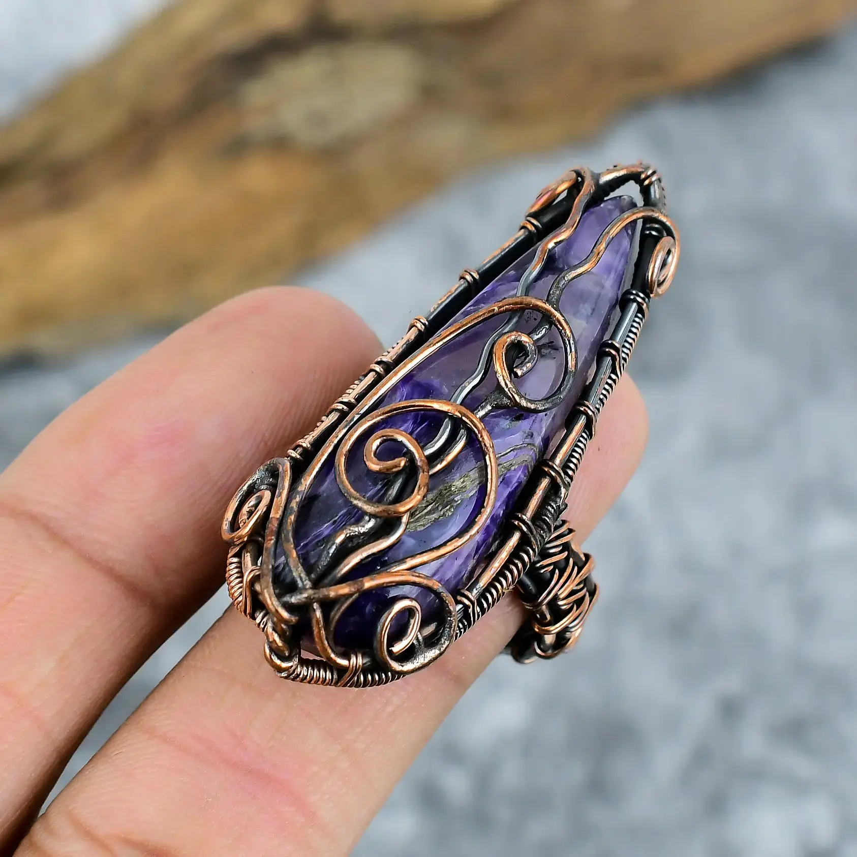 Copper Wire Ring thumb