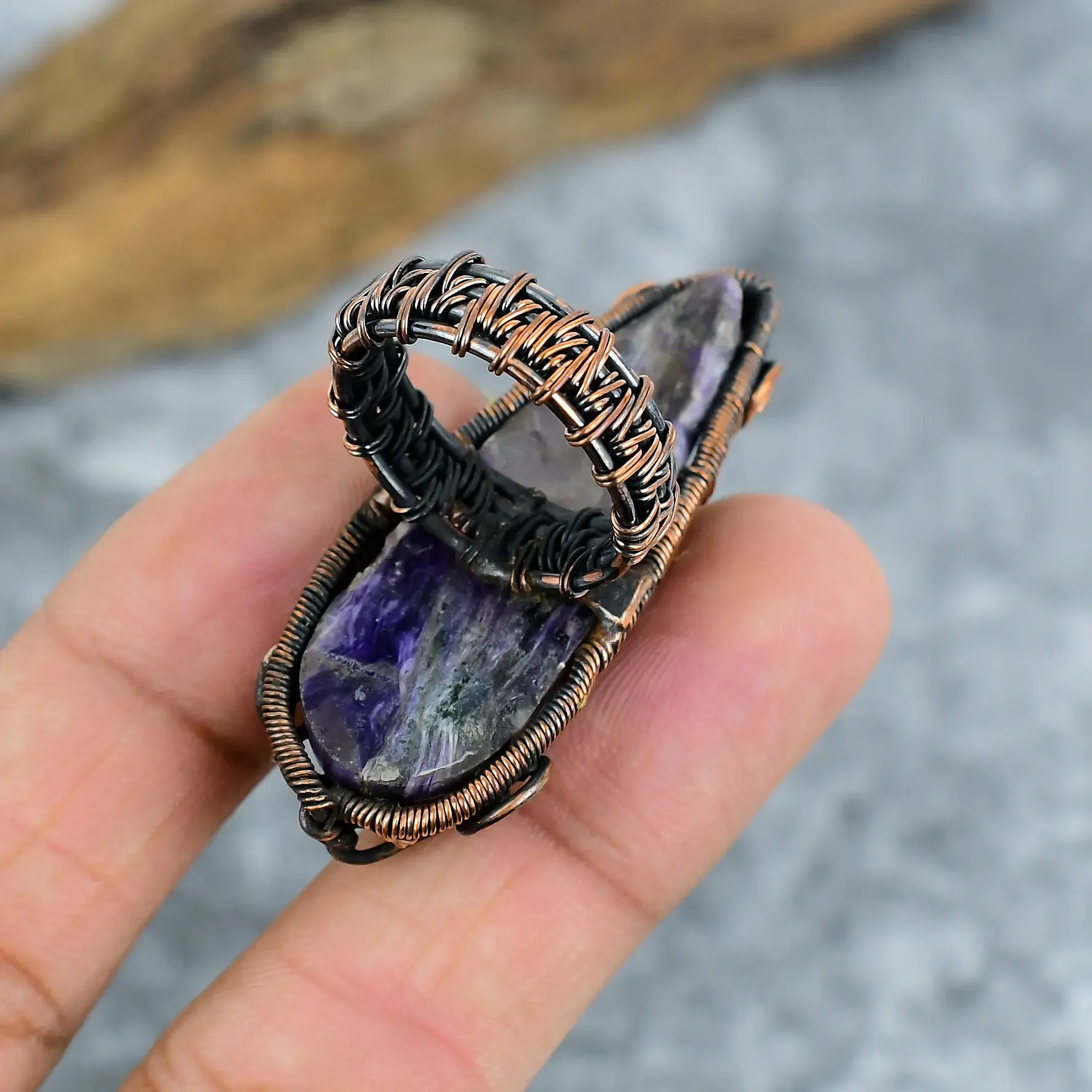 Copper Wire Ring thumb